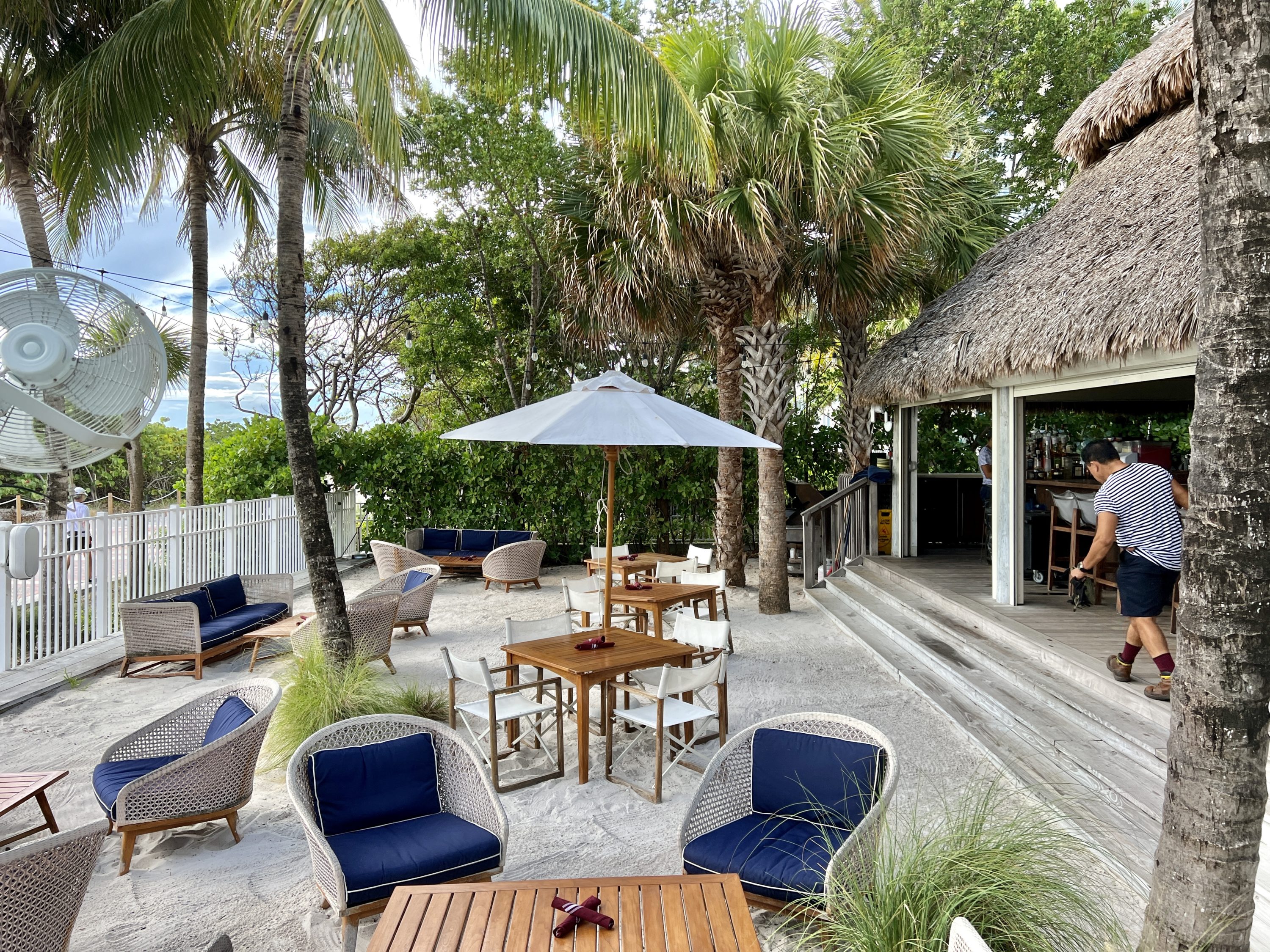 Cadillac Hotel Beach Club Bungalow Beach Furniture