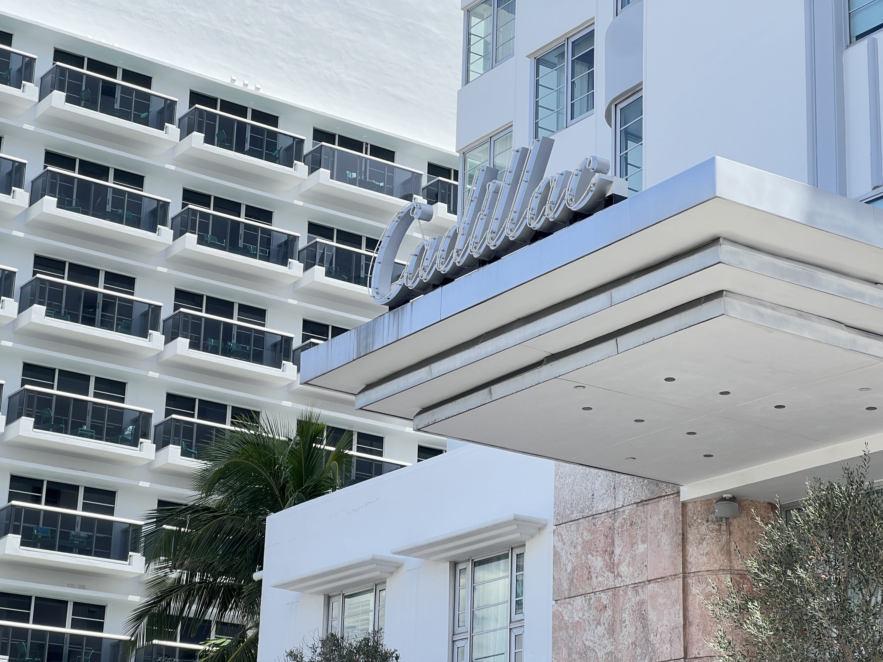 Cadillac Hotel Beach Club Entrance Detail