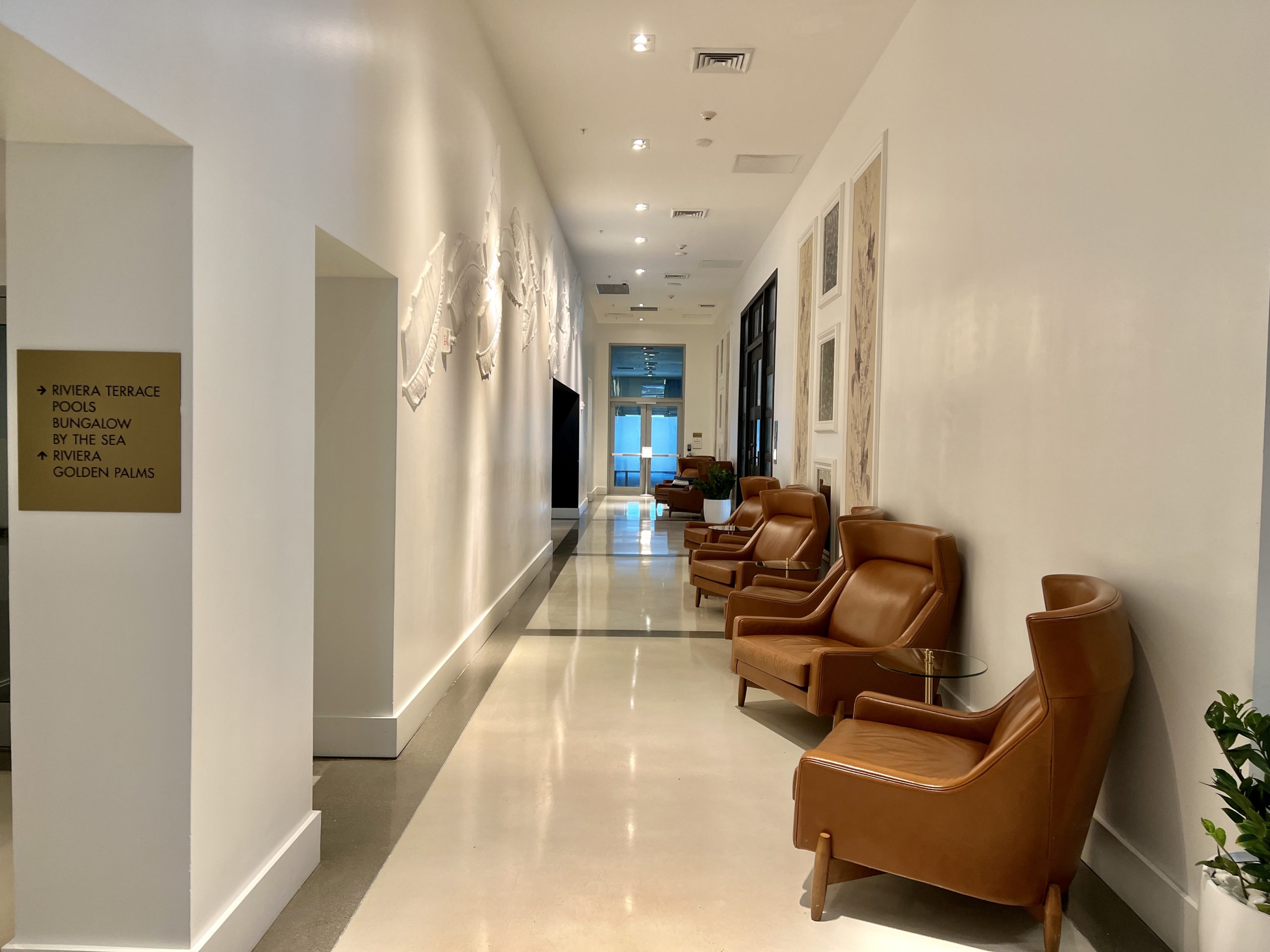 Cadillac Hotel Beach Club Lobby Hallway