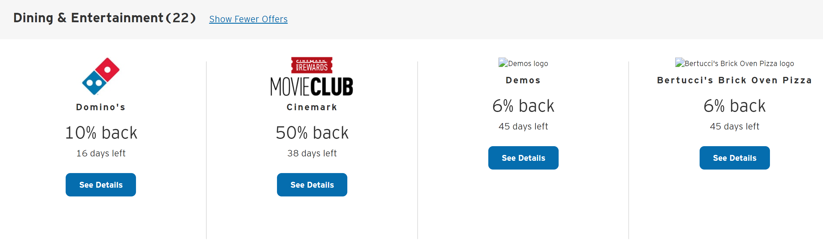 Citi Merchant Offers for dining and entertainment