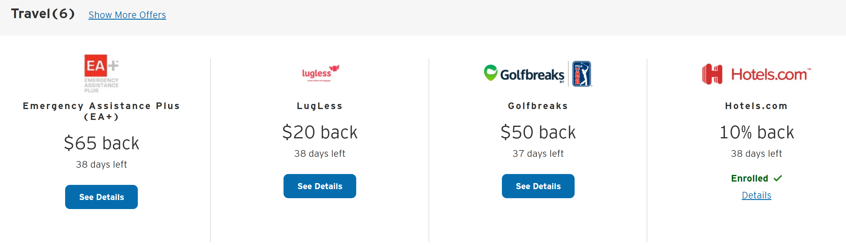 Citi Merchant Offers for travel