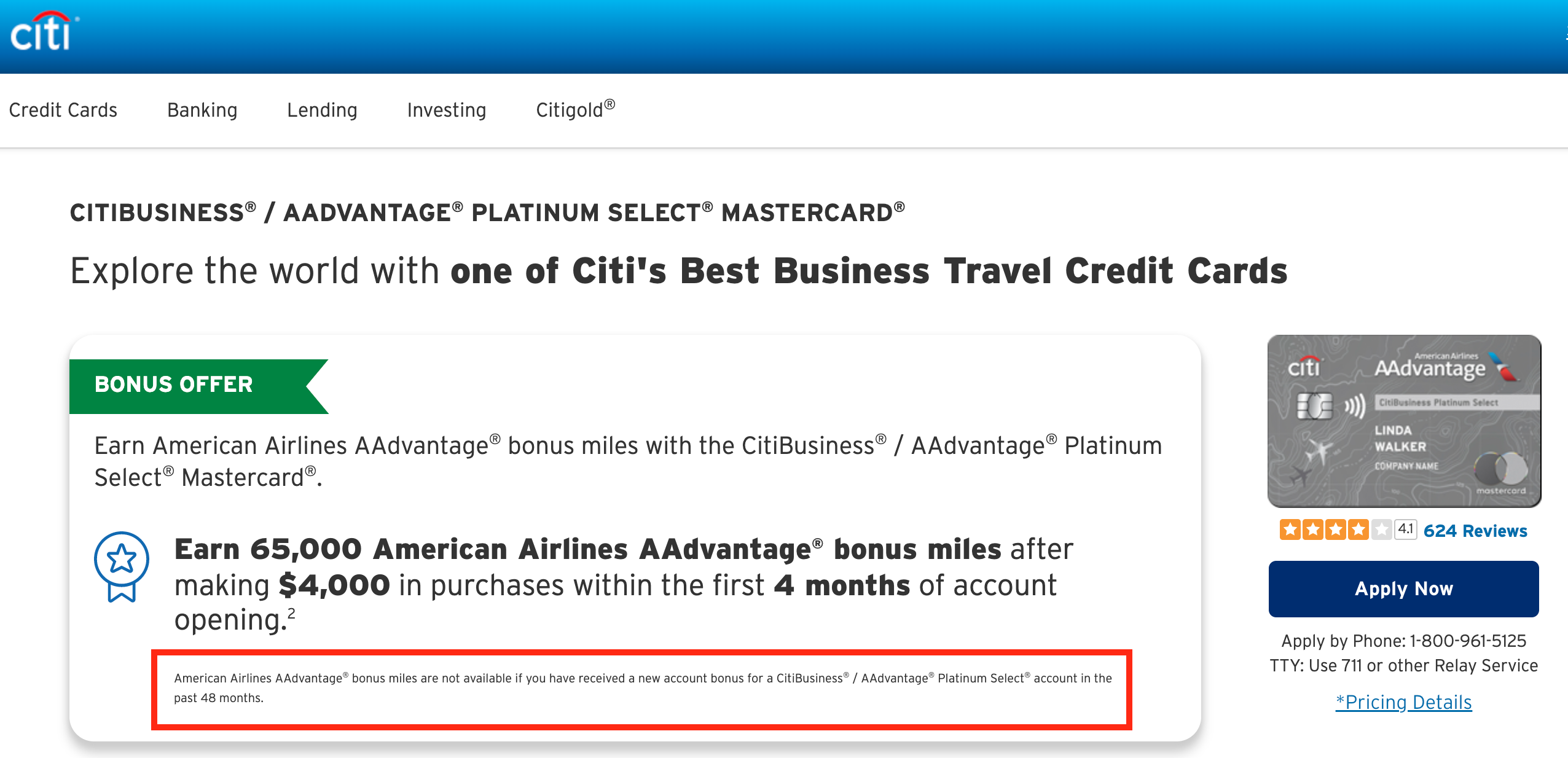 Citi credit card welcome bonus eligibility