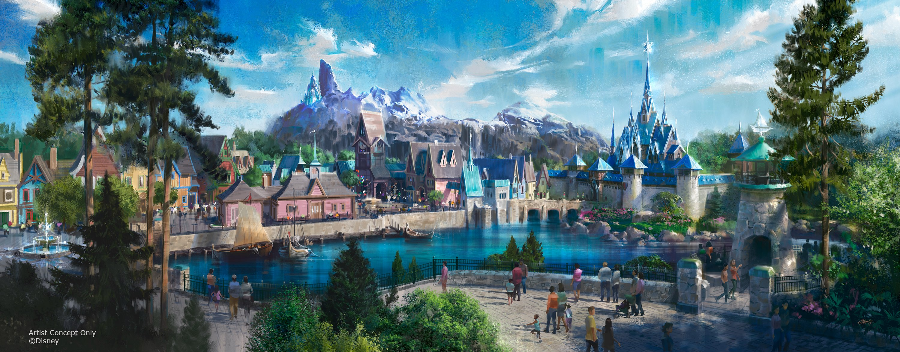 Disneyland Paris Frozen land