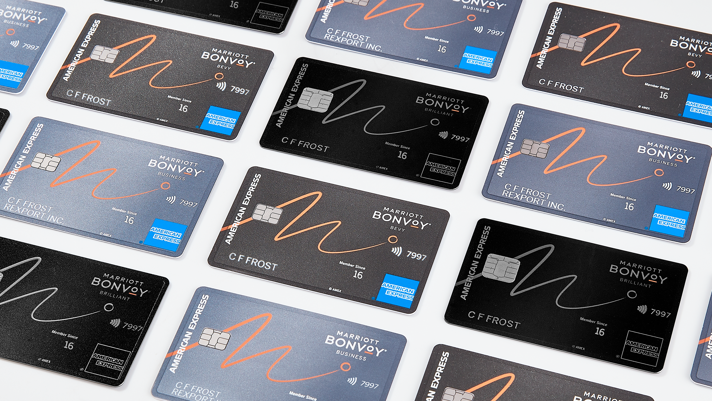 Marriott Brilliant vs Bevy vs Business Marriott Bonvoy American Express Bevy Brilliant Business Tile