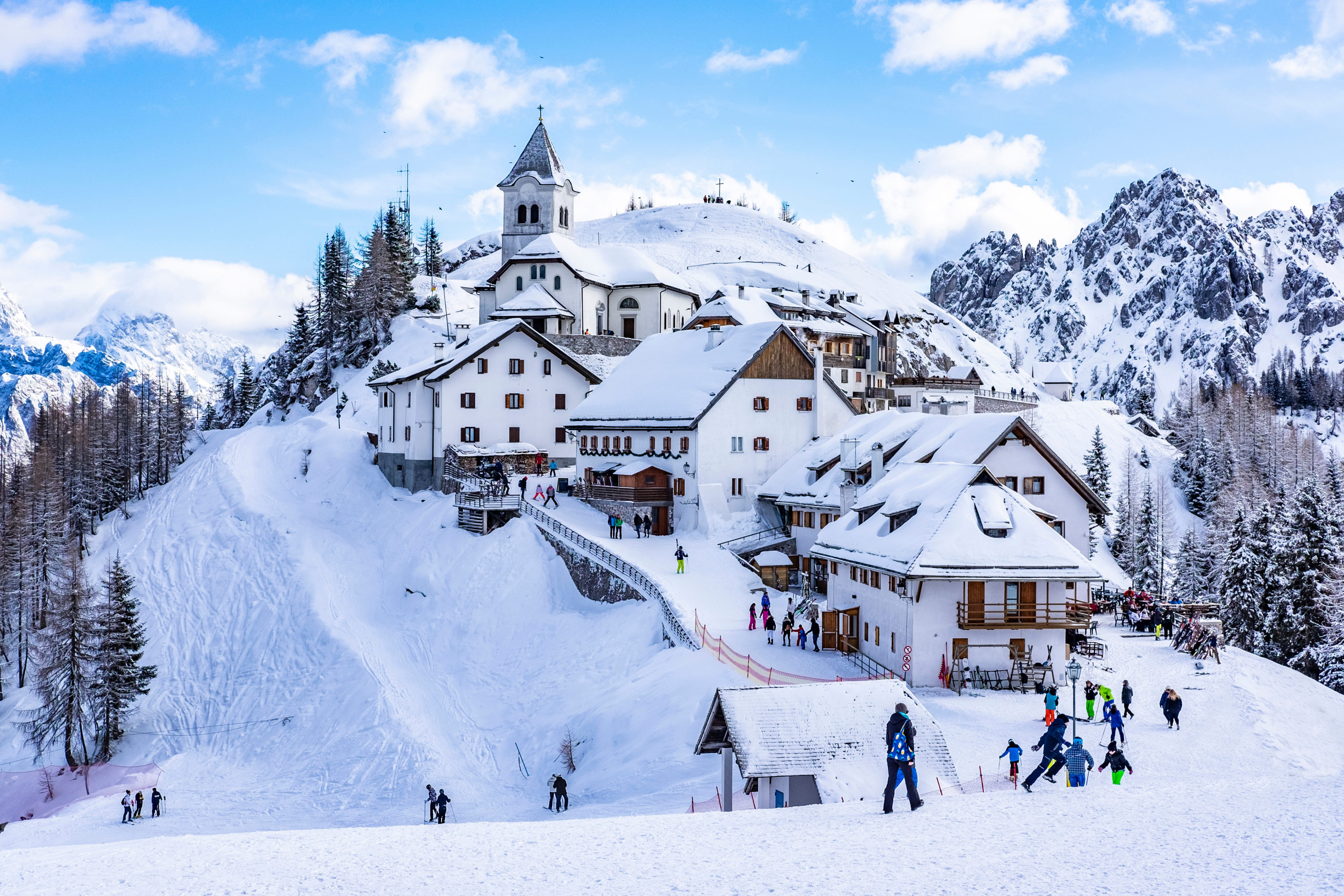 Northern Italy in winter