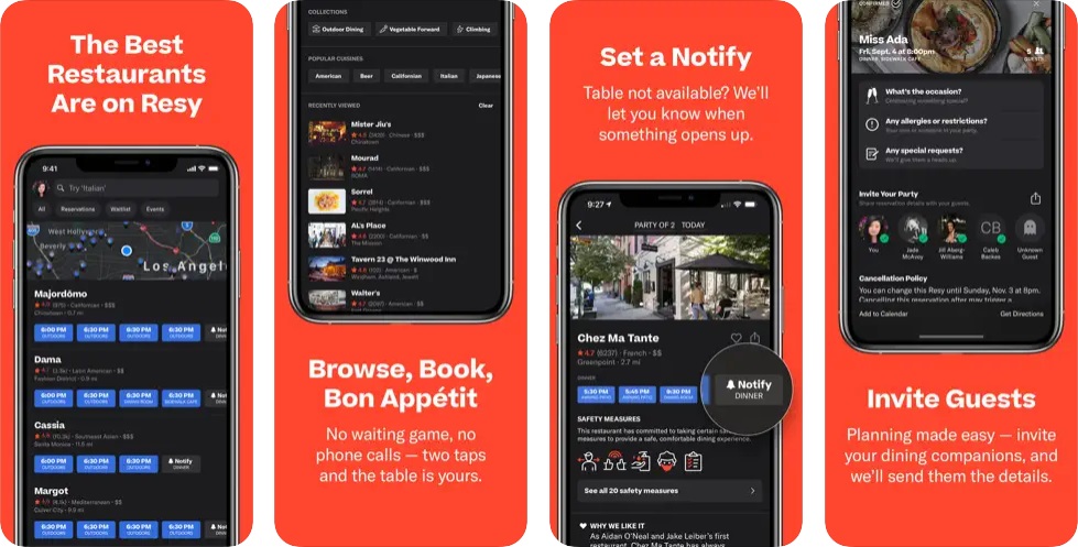 Resy Pay Blog Image A Resy app