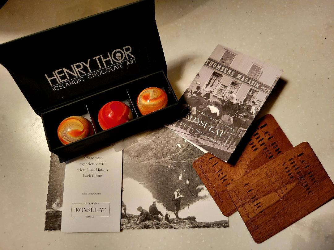 Reykjavik Konsulat Hotel Welcome Gift 