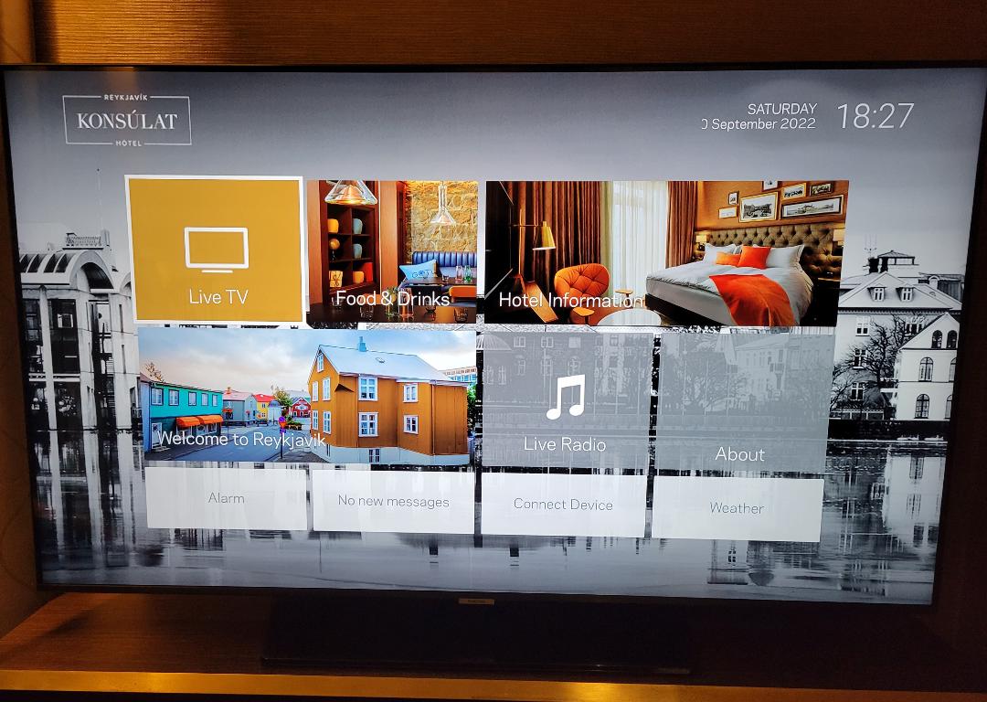 Reykjavik Konsulat Hotel TV