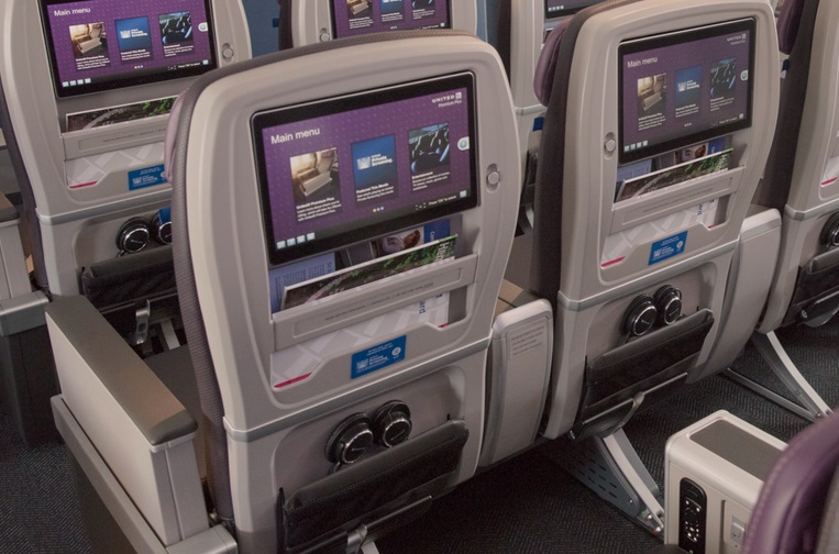 United Premium Plus Economy IFE