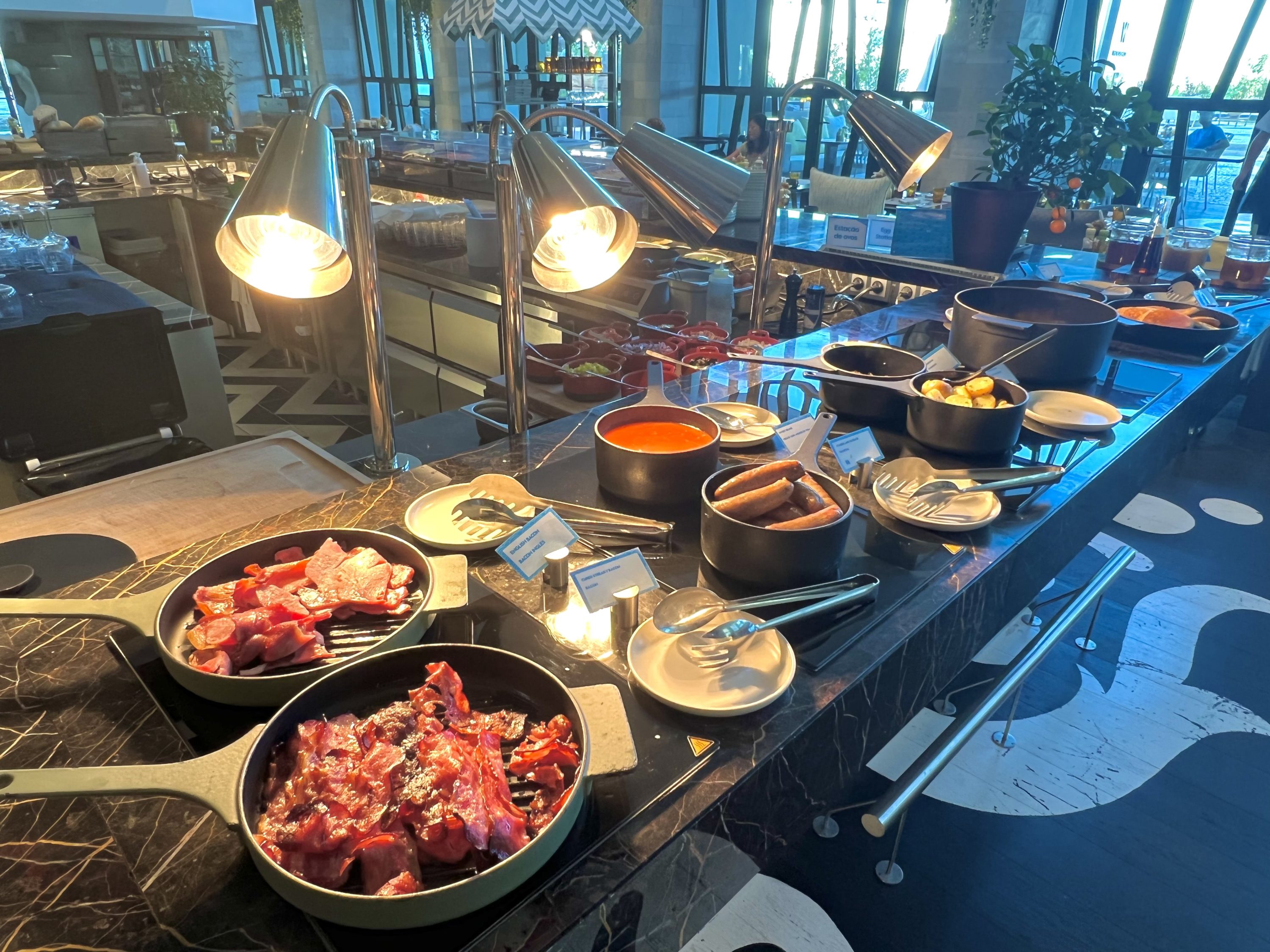 W Algarve Market Kitchen breakfast hot buffet