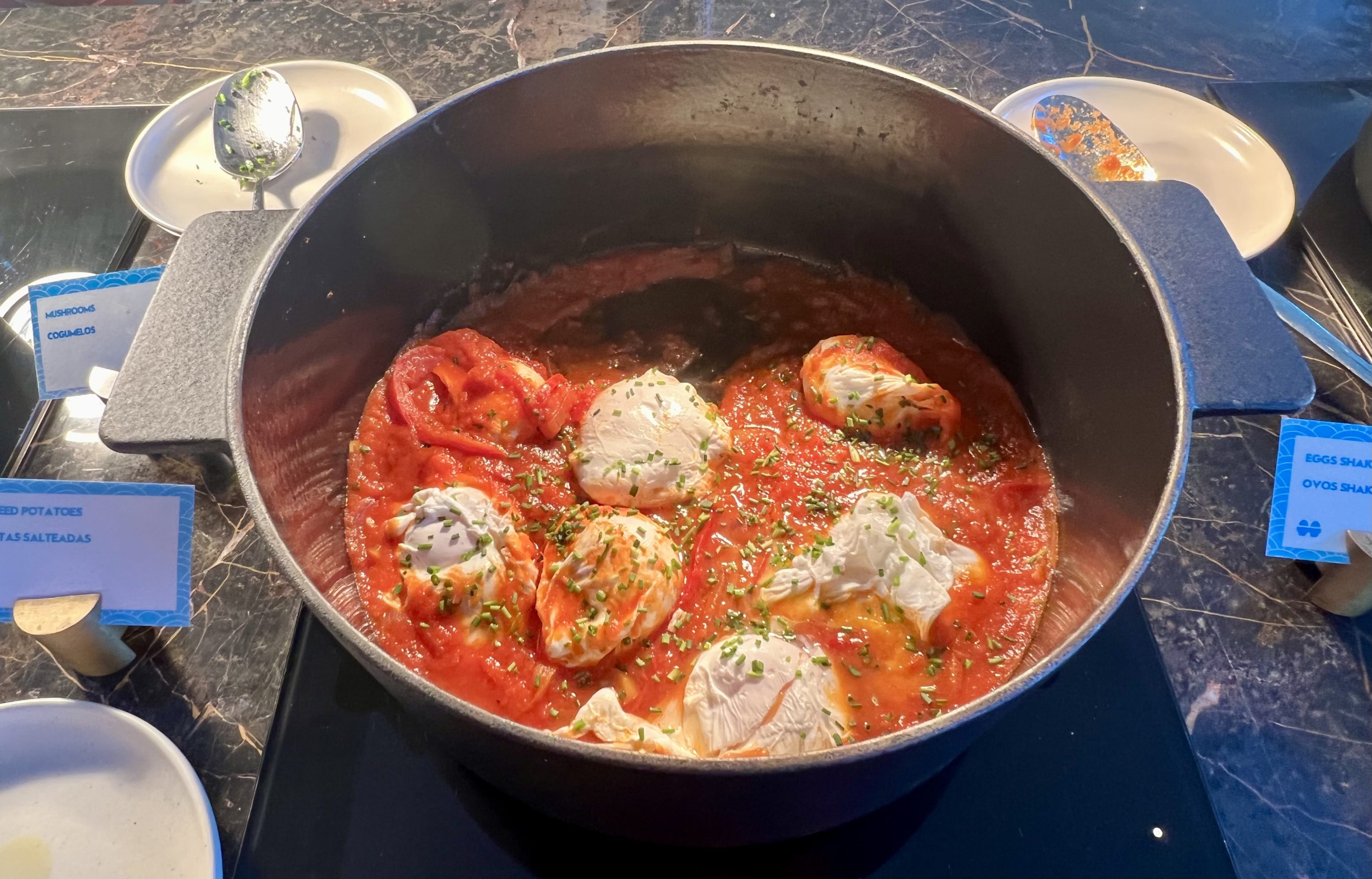 W Algarve Market Kitchen breakfast shakshuka