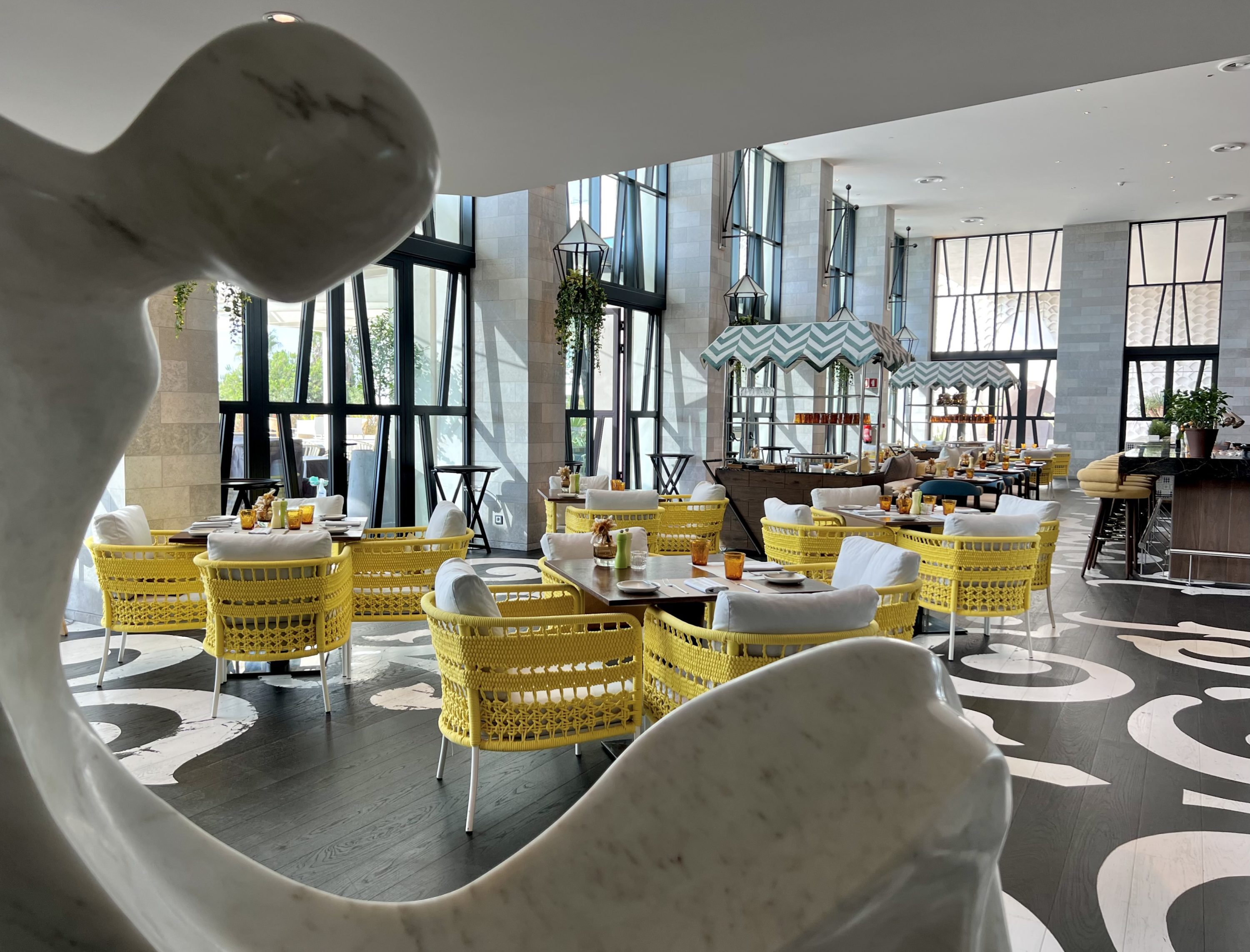 W Algarve Market Kitchen sculpture