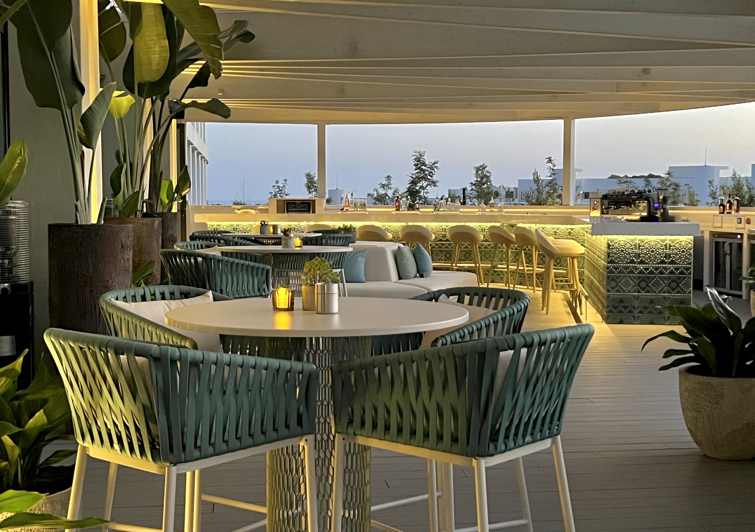 W Algarve W Lounge outside bar seating