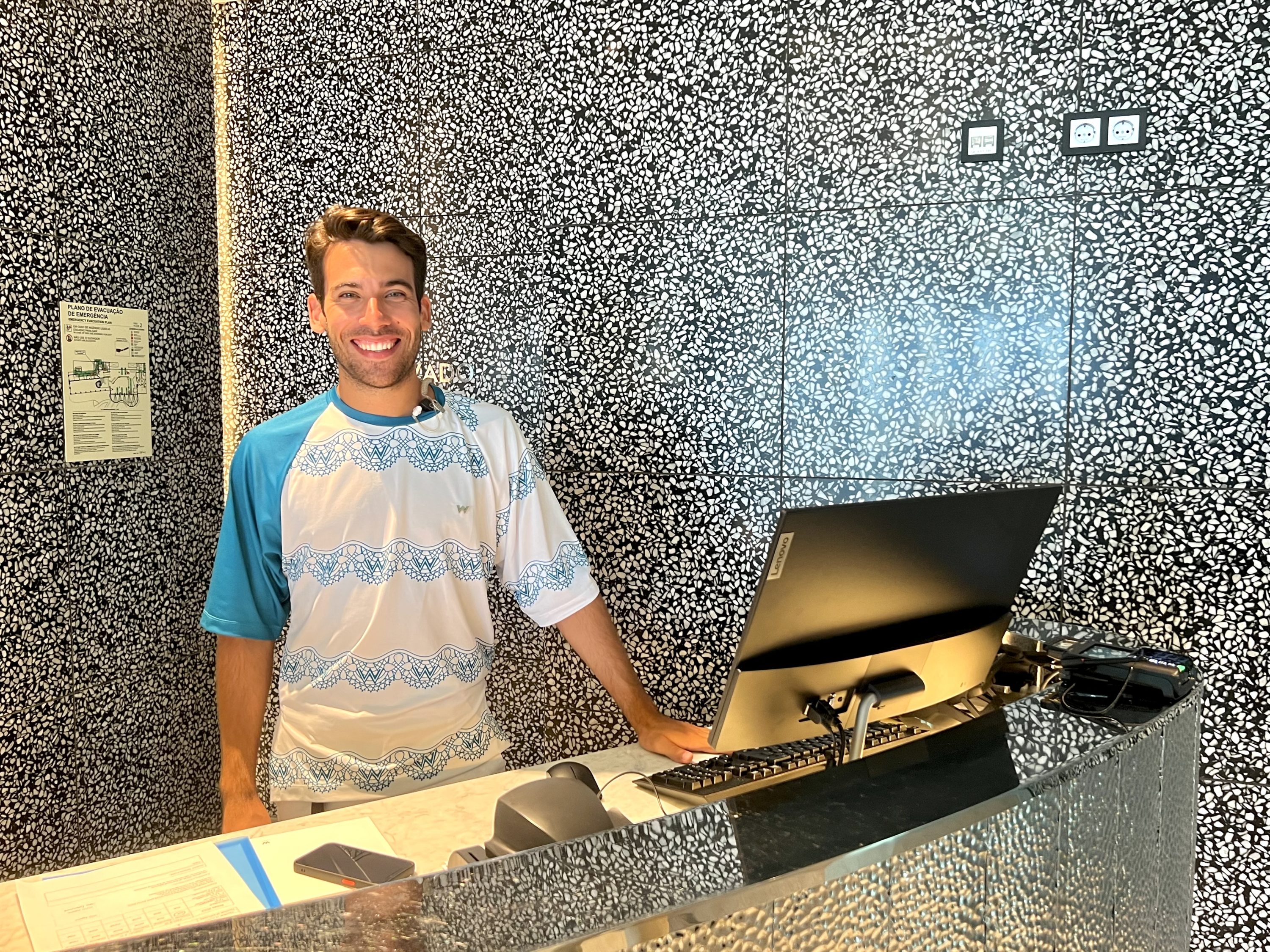 W Algarve staff André from reception