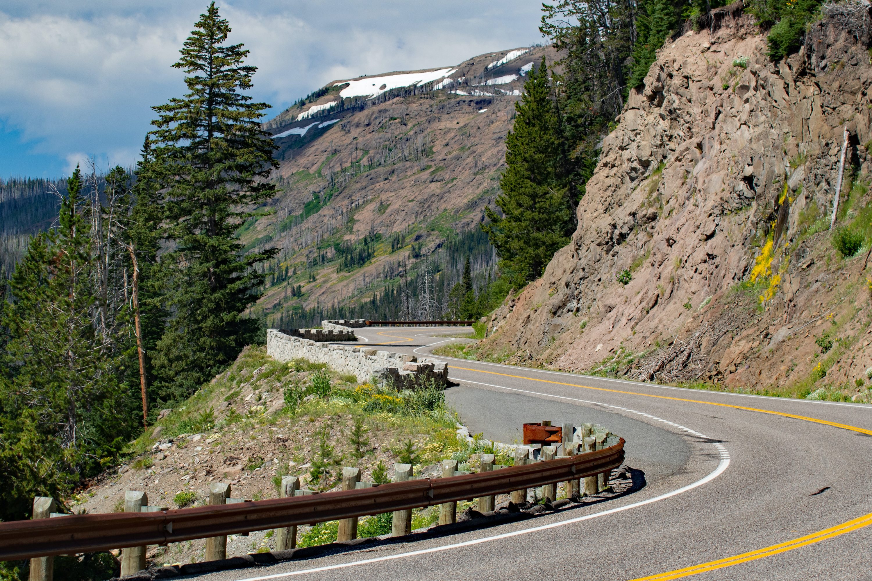 Yellowstone National Park Road