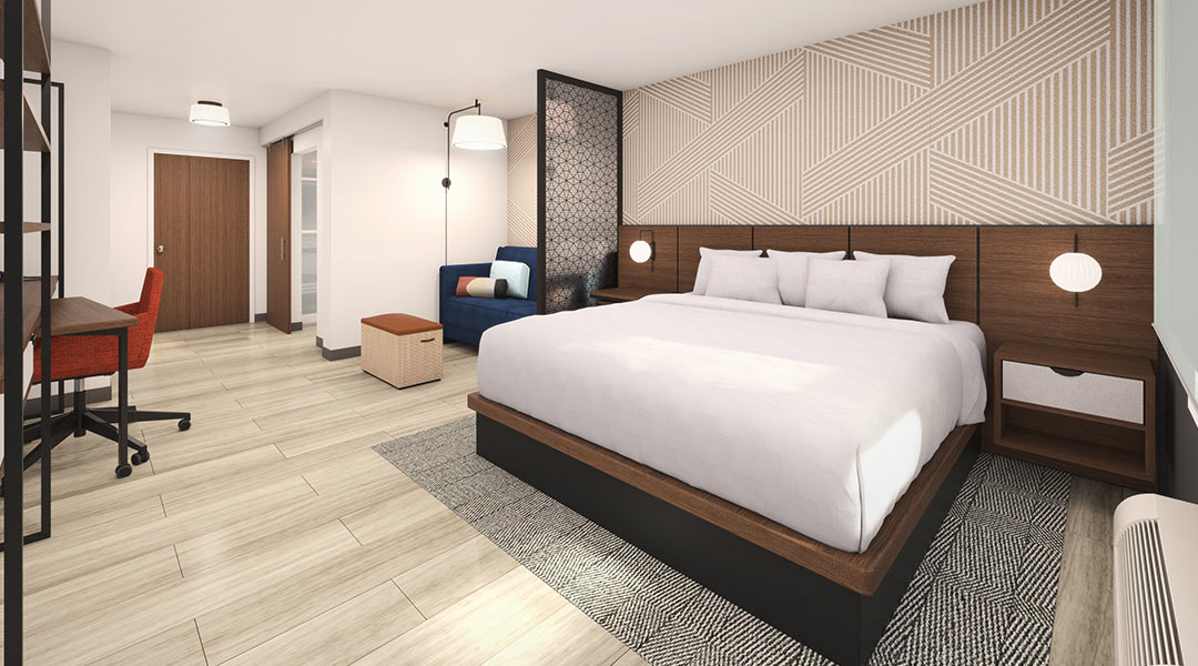 A room at an everhome hotel