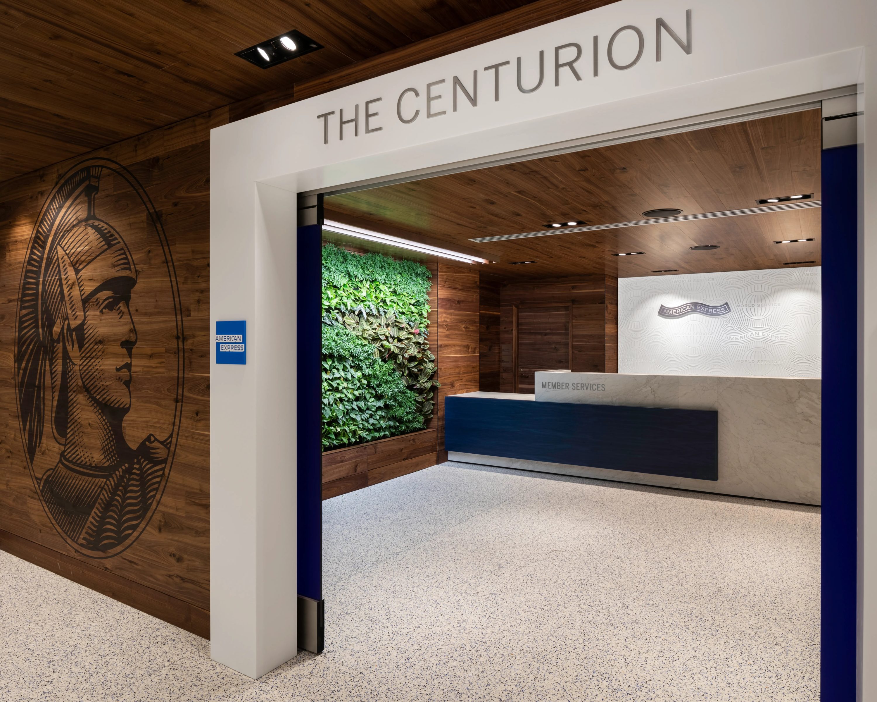Amex Centurion Lounge LAX entrance