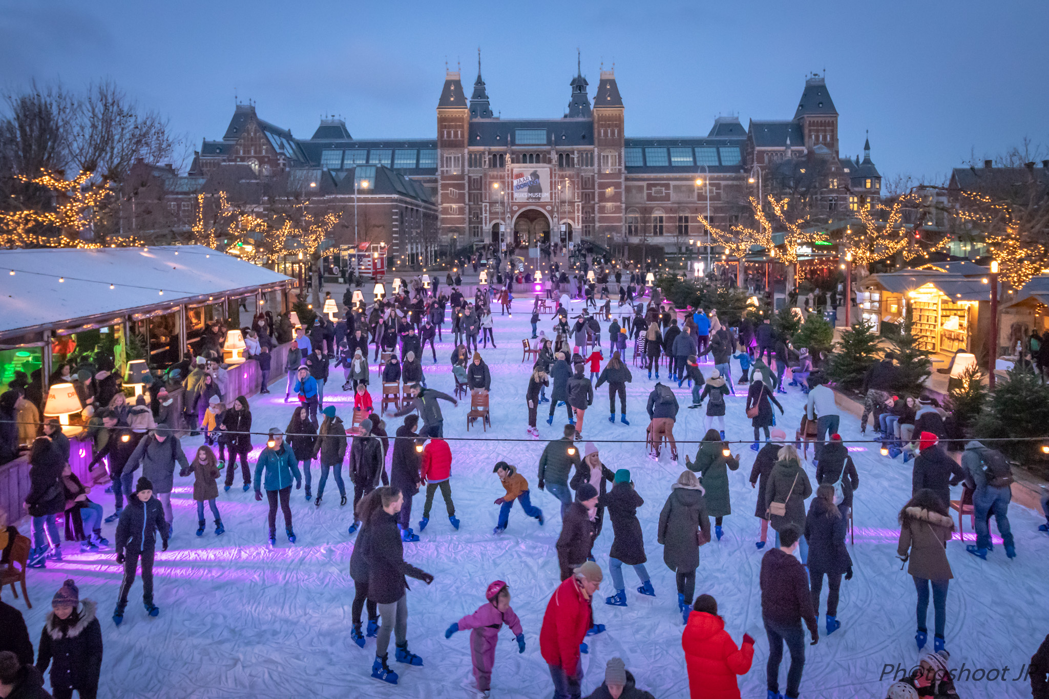 Amsterdam Christmas Market skating rink Amsterdam Christmas Market skating rink