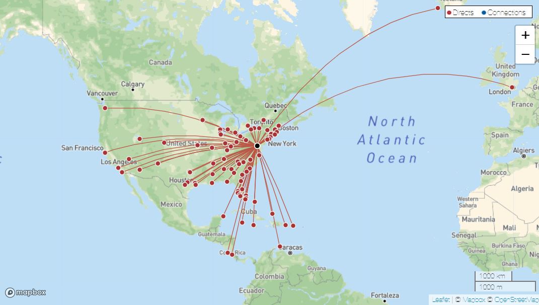 Baltimore Washington International Airport Route Map