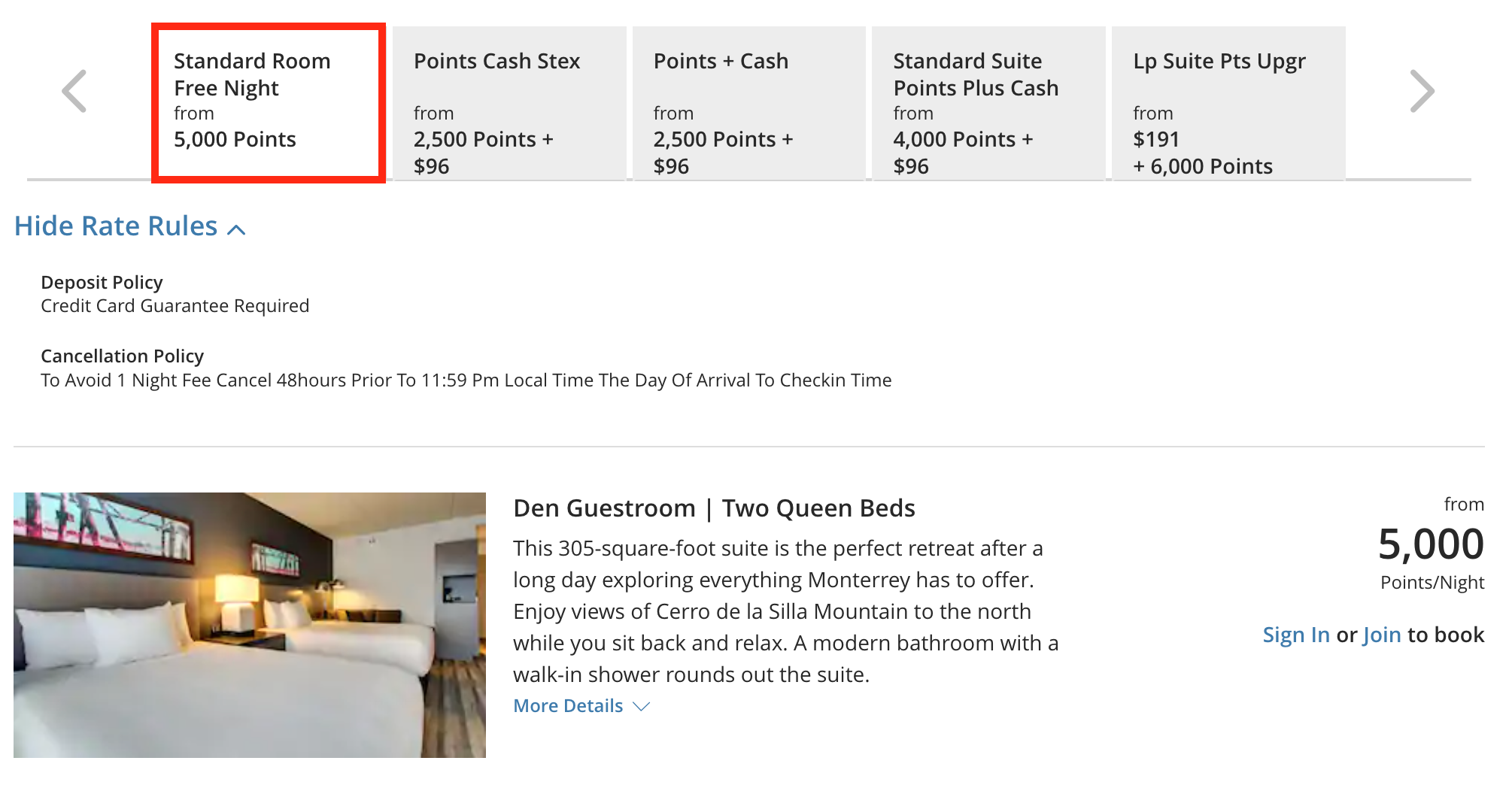 Booking Hyatt House Monterrey Mexico with points