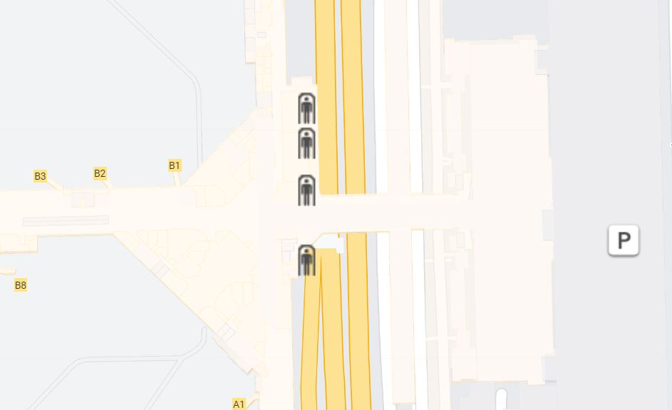 Chicago Midway Terminal Map Chicago Midway Terminal Map
