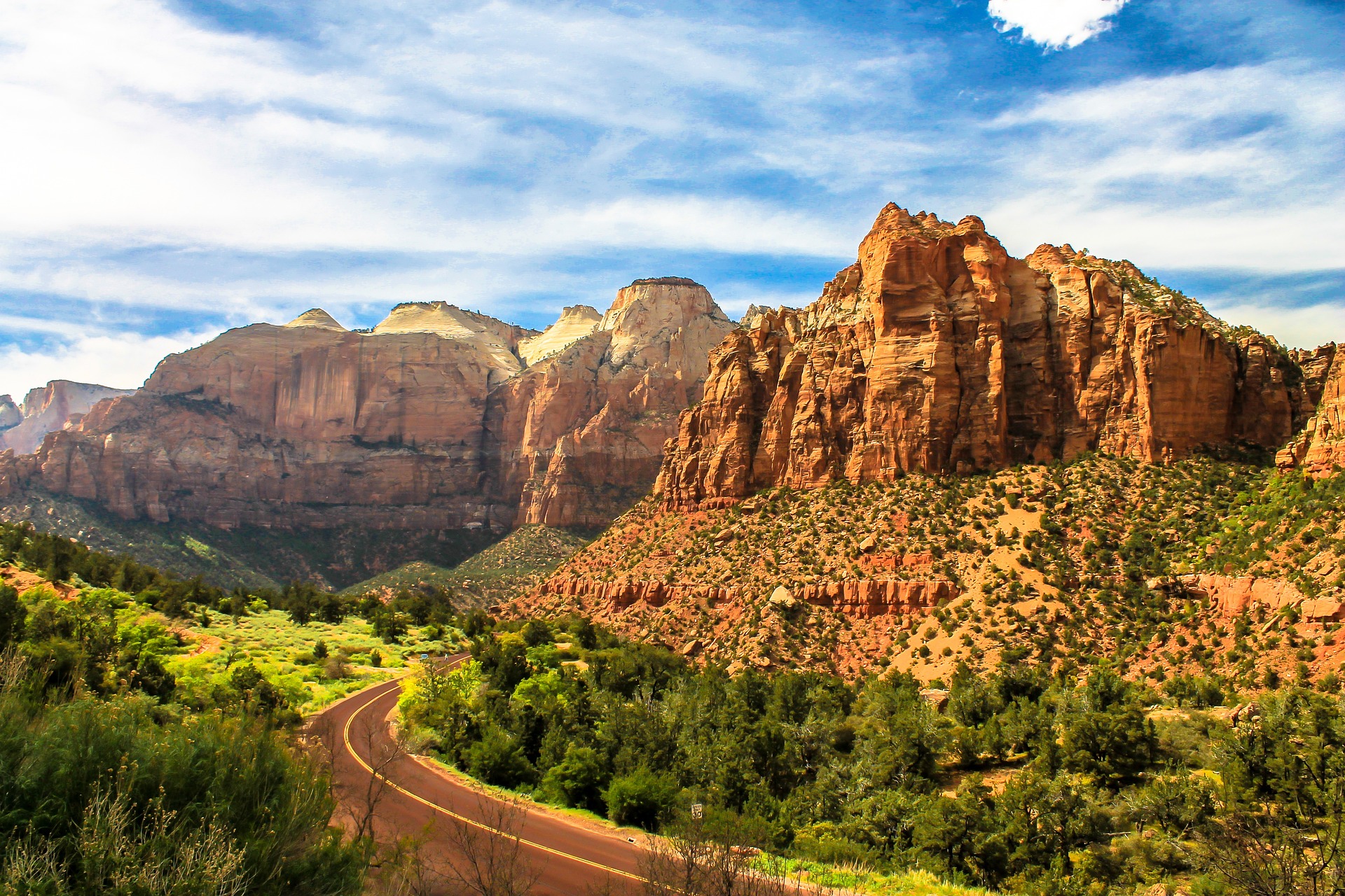 Driving Zion National Park Driving Zion National Park