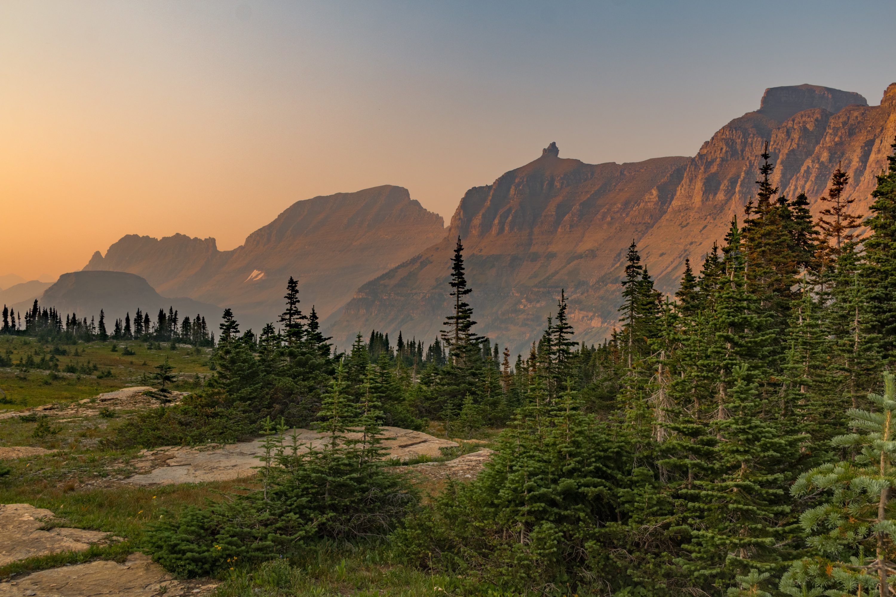 Glacier National Park Sunset
