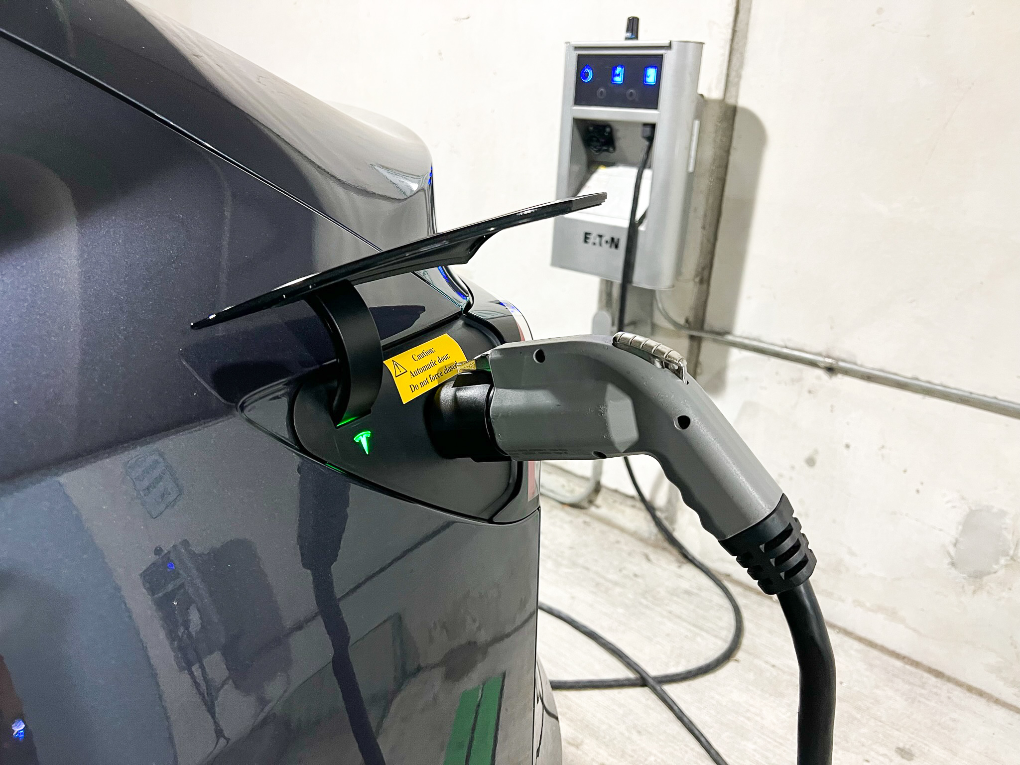 Hertz Tesla Model Y charger adapter