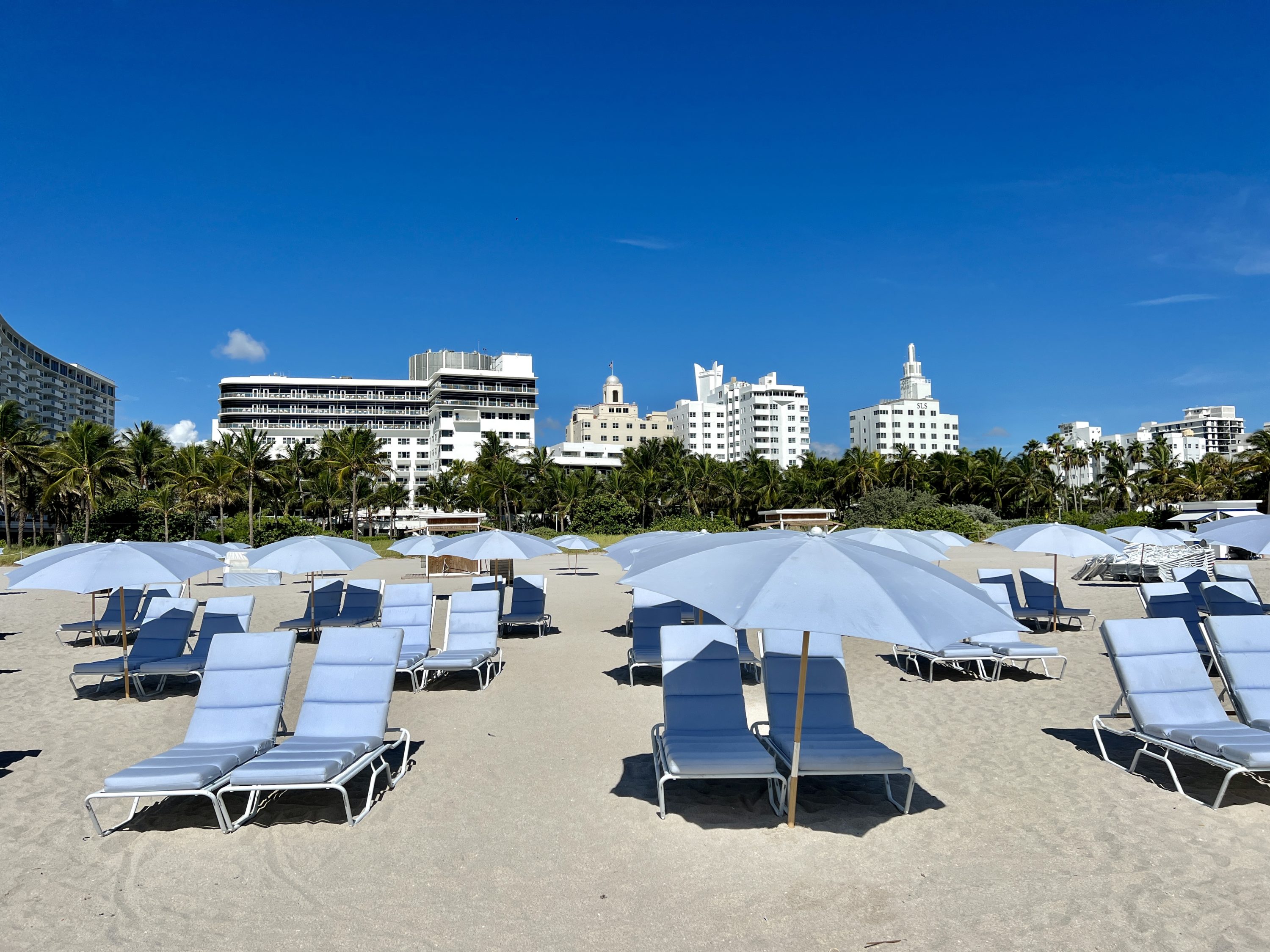 Ritz Carlton South Beach Exterior From Beach