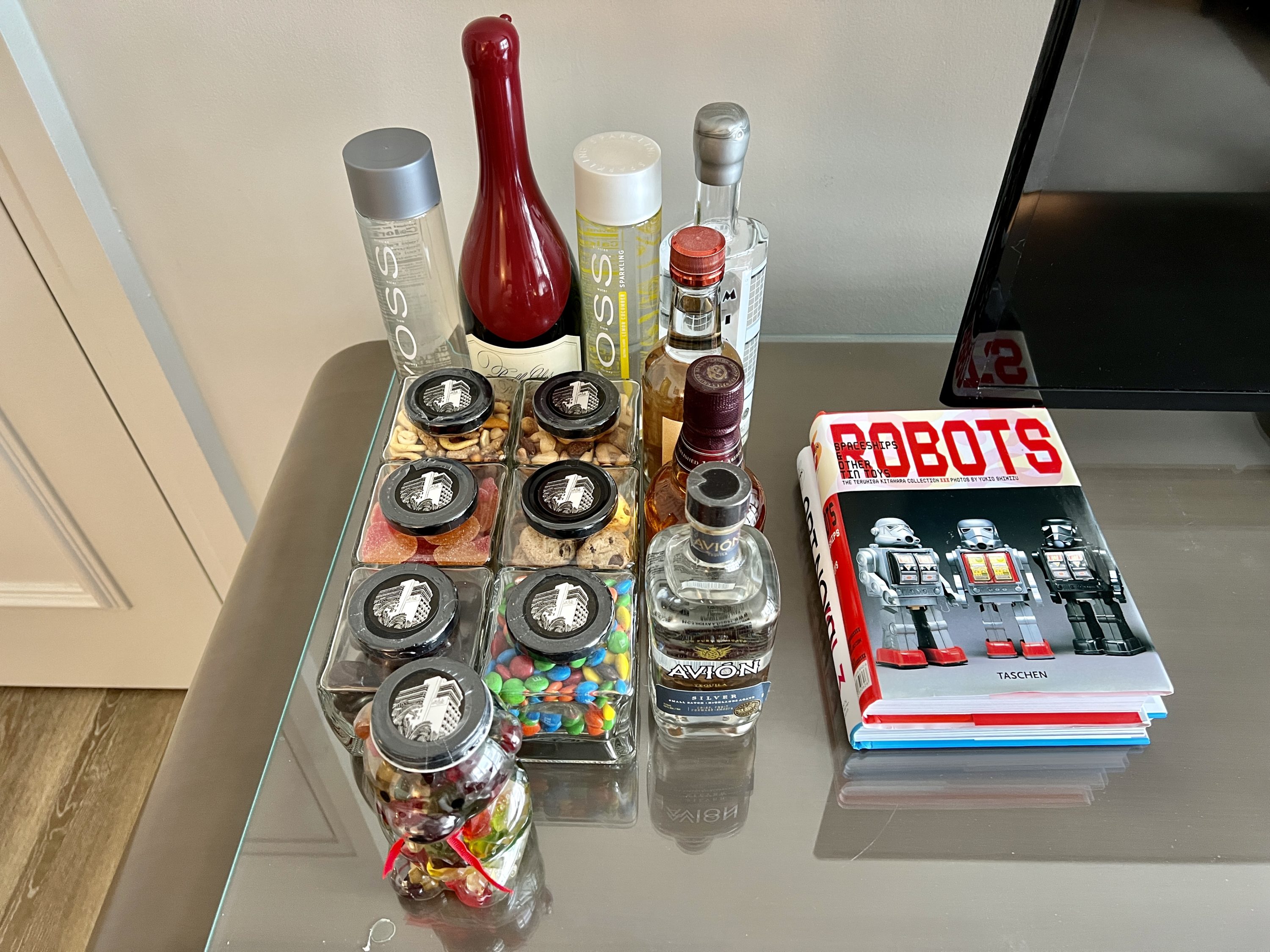 Ritz Carlton South Beach Honor Bar Snacks and Liquor