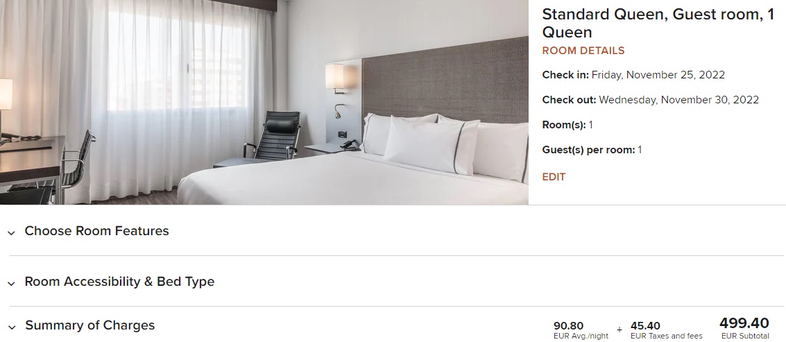 AC Hotel Alicante Cash Rate