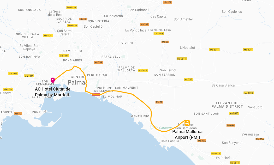 AC Hotel Palma Mallorca Location