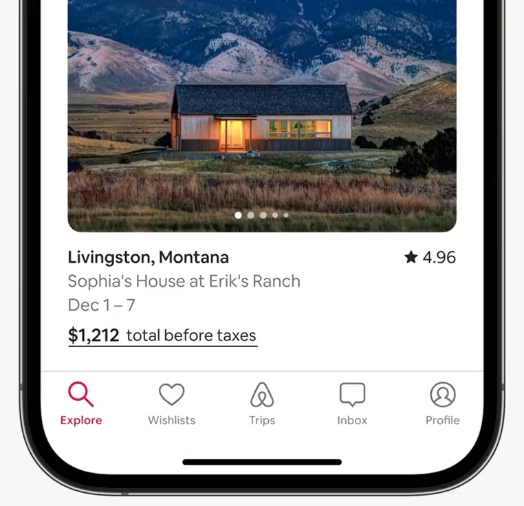 Airbnb total before taxes