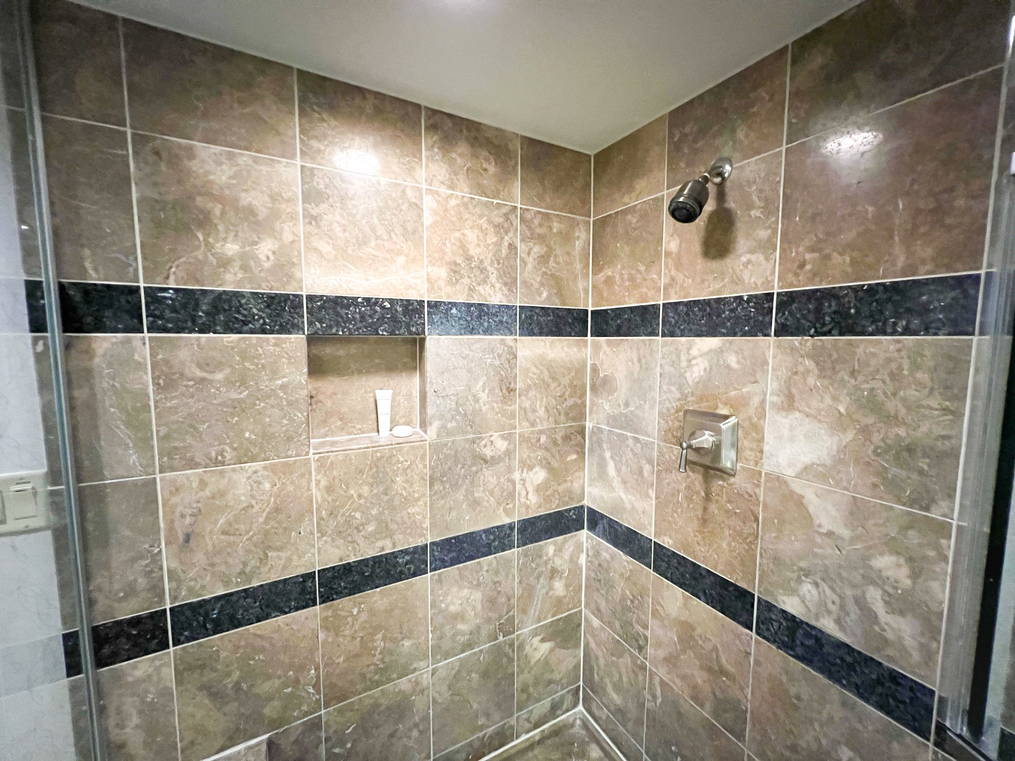 Bellagio Las Vegas King room spa tower shower