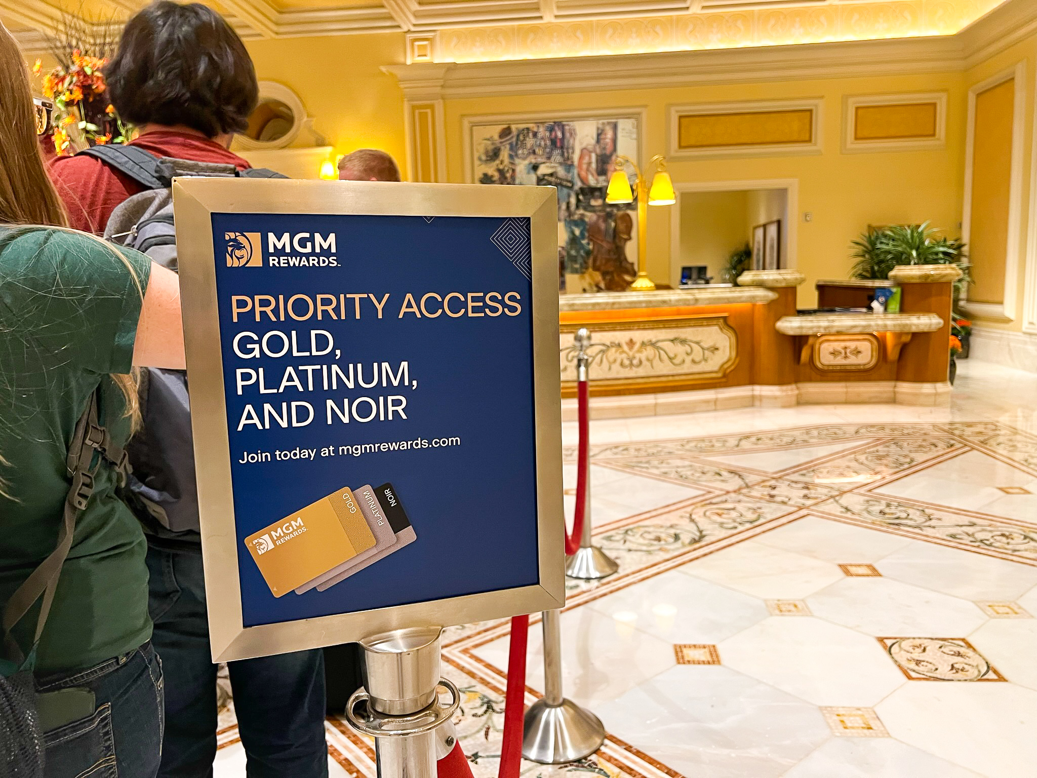 Bellagio Las Vegas MGM priority line