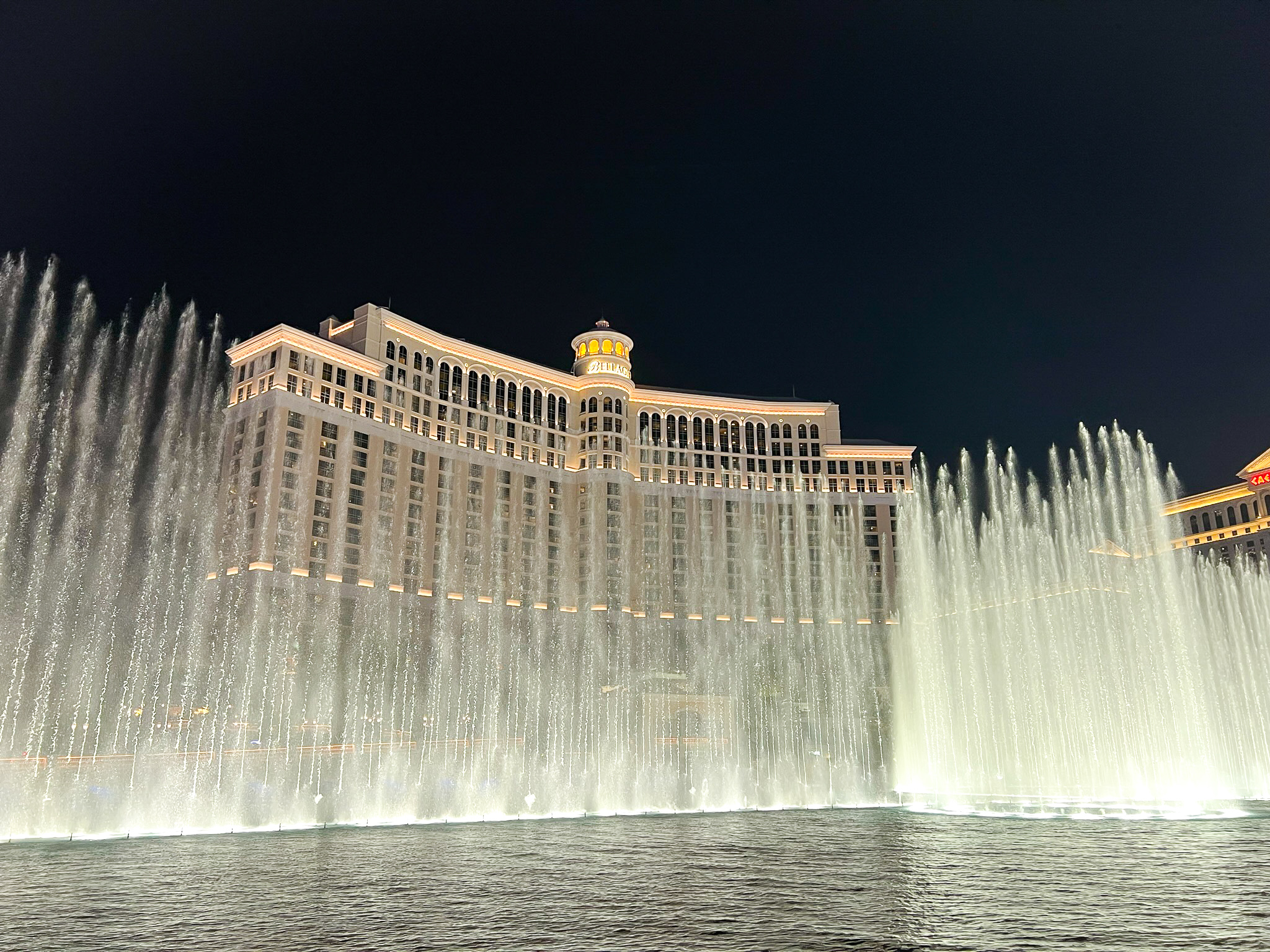 Bellagio Las Vegas fountain night show Bellagio Las Vegas fountain night show