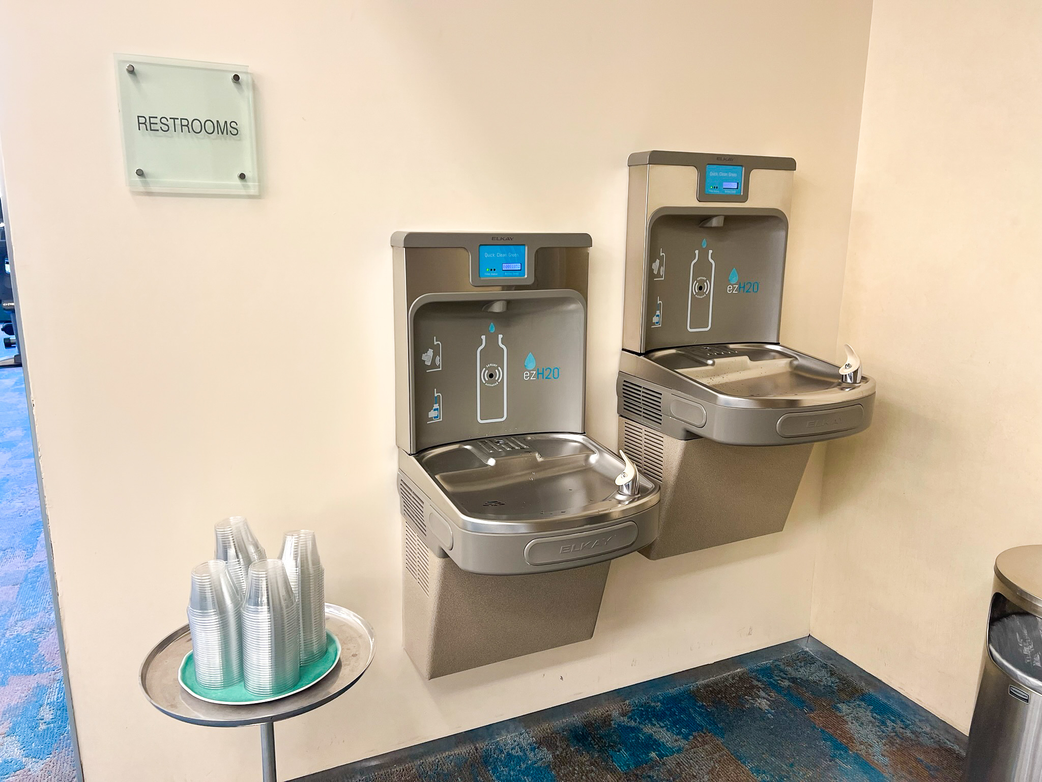 Bellagio Las Vegas gym water