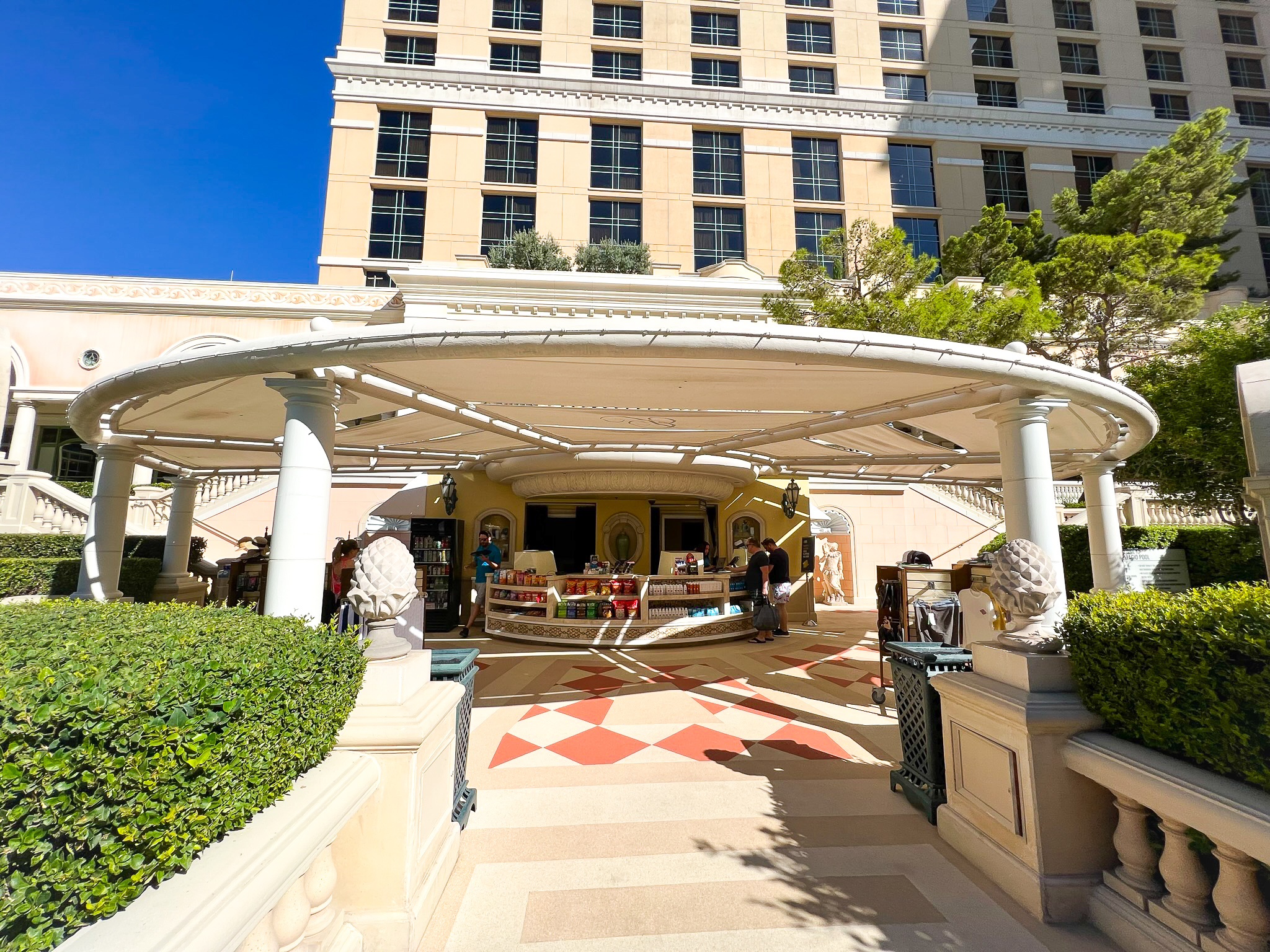 Bellagio Las Vegas pool retail