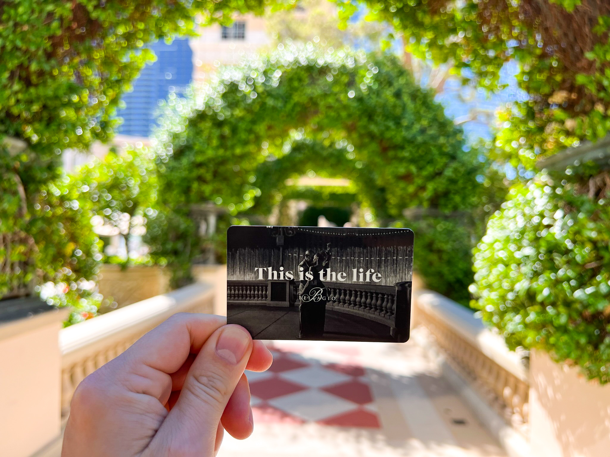 Bellagio Las Vegas room card