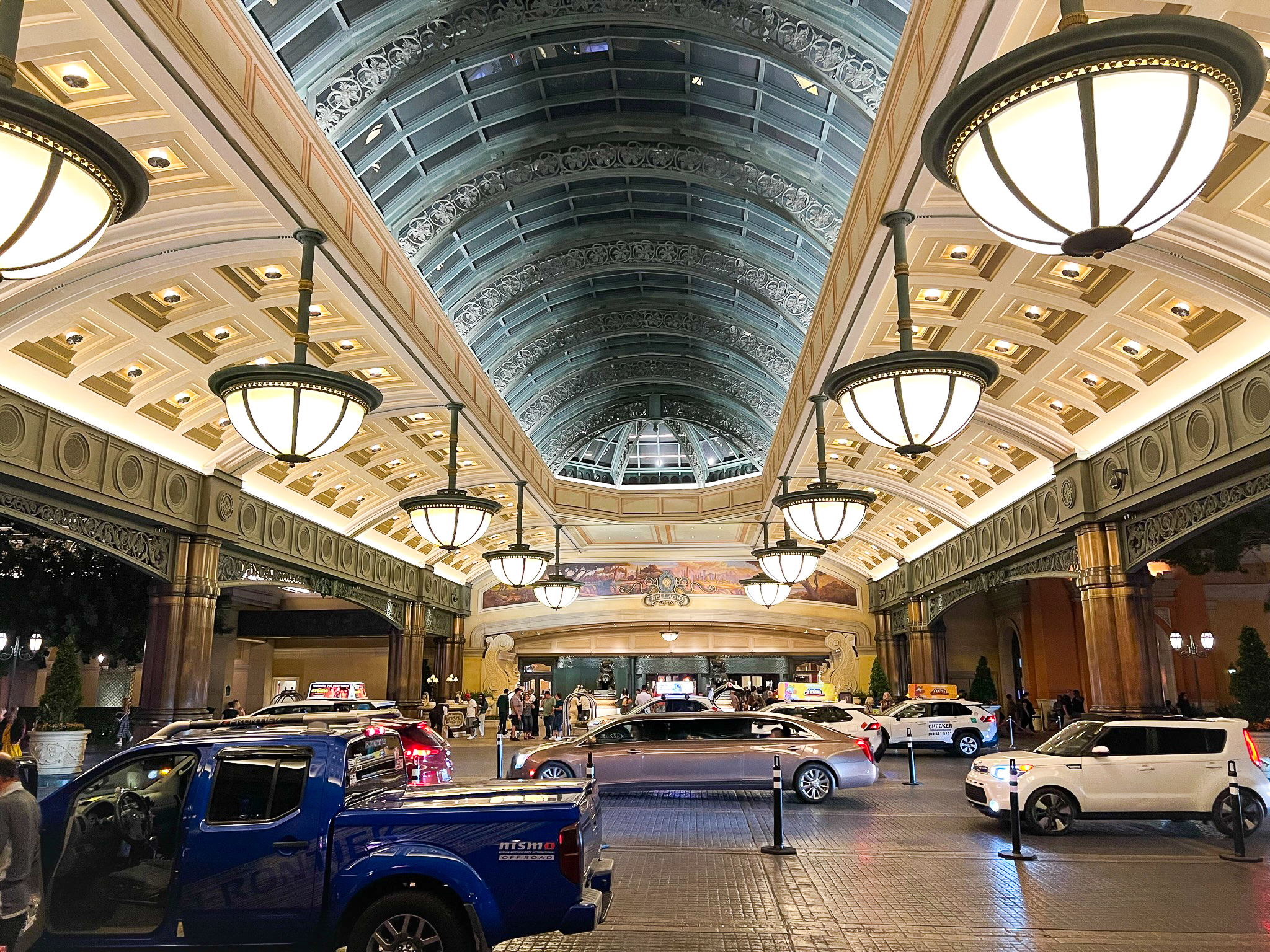 Bellagio Las Vegas valet entrace