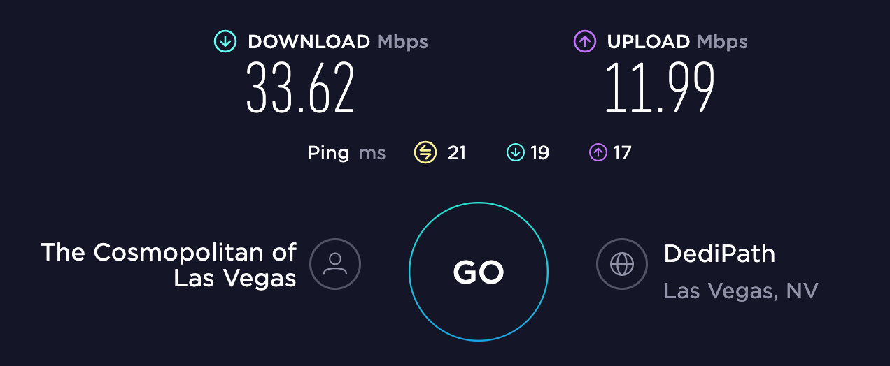 Cosmopolitan of Las Vegas Wi-Fi