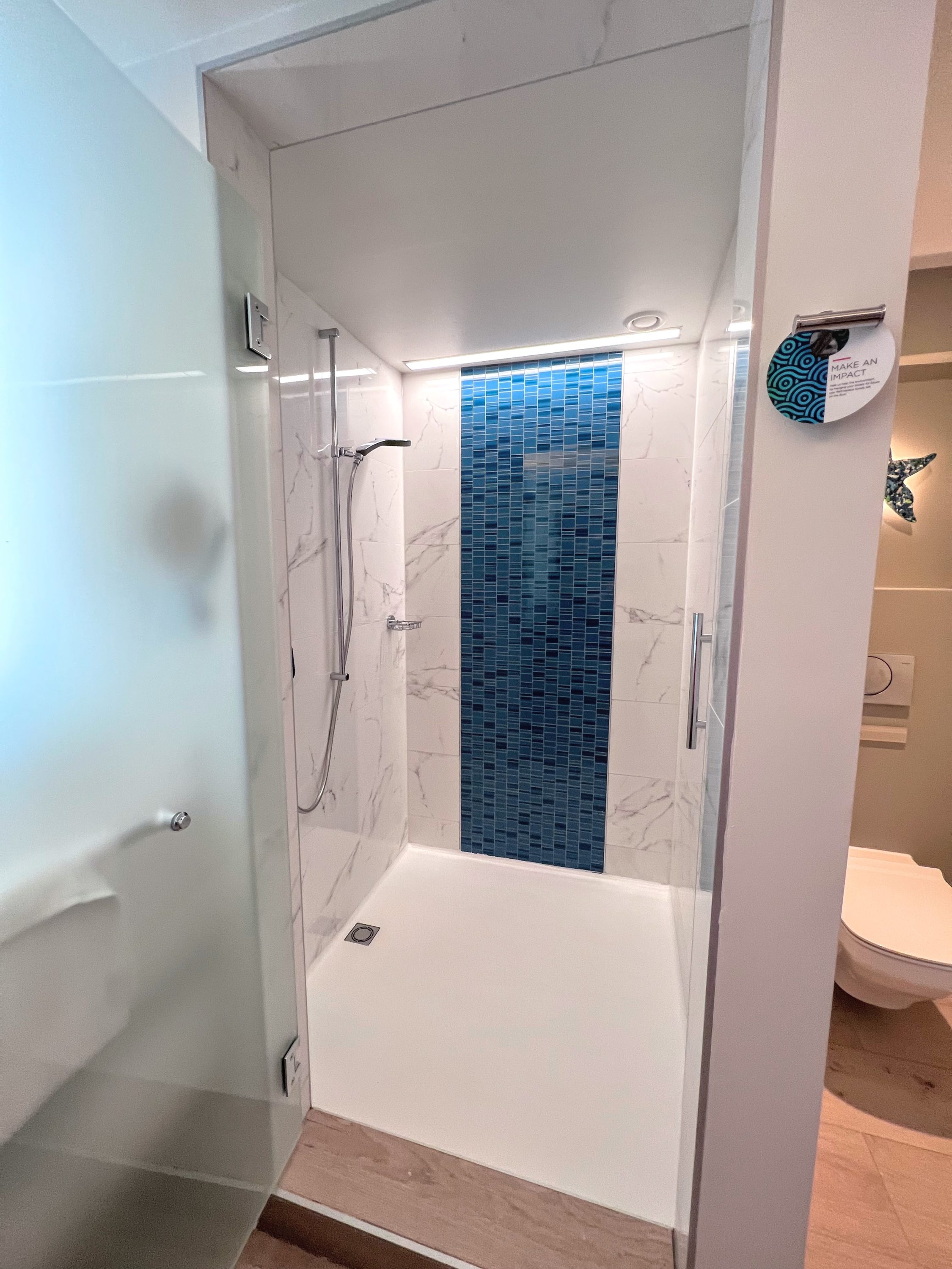 Curacao Marriott Beach Resort guestroom shower