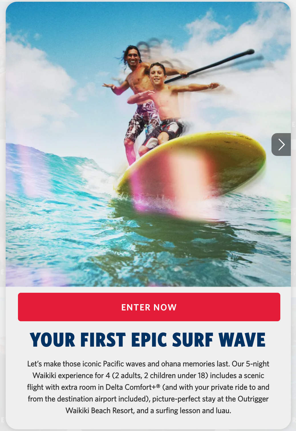 Delta Vacations Contest entry
