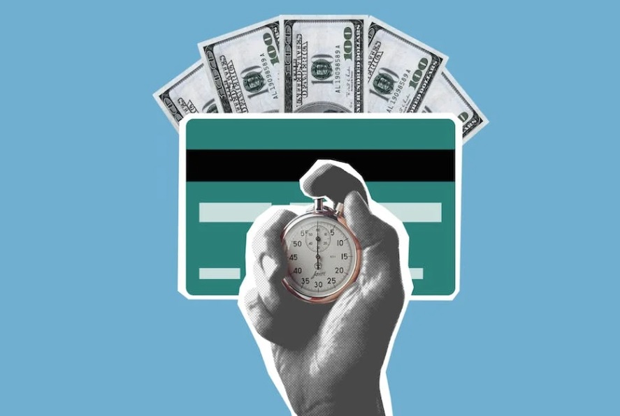 Dollars card stopwatch Dollars card stopwatch