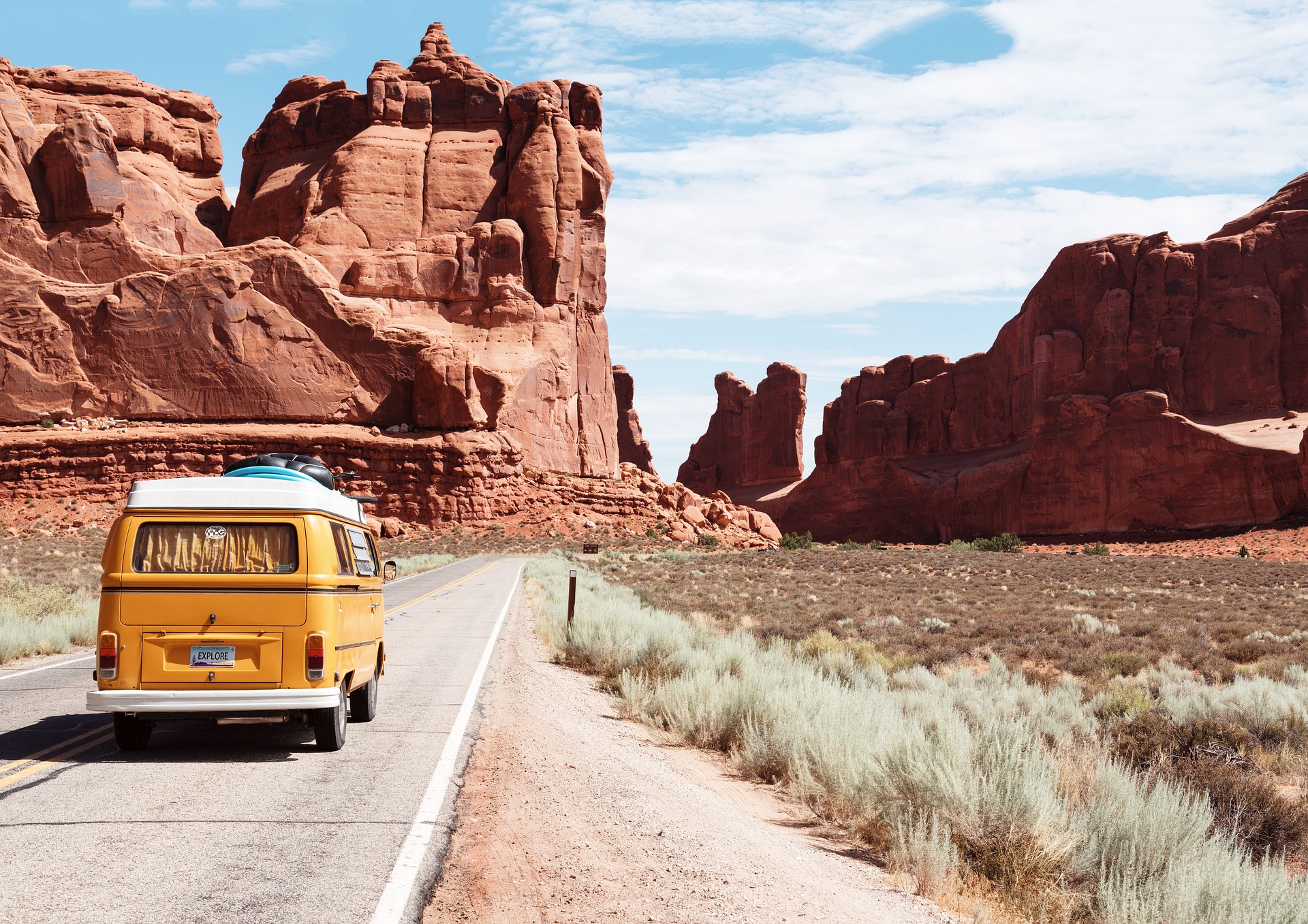 Driving to Arches National Park