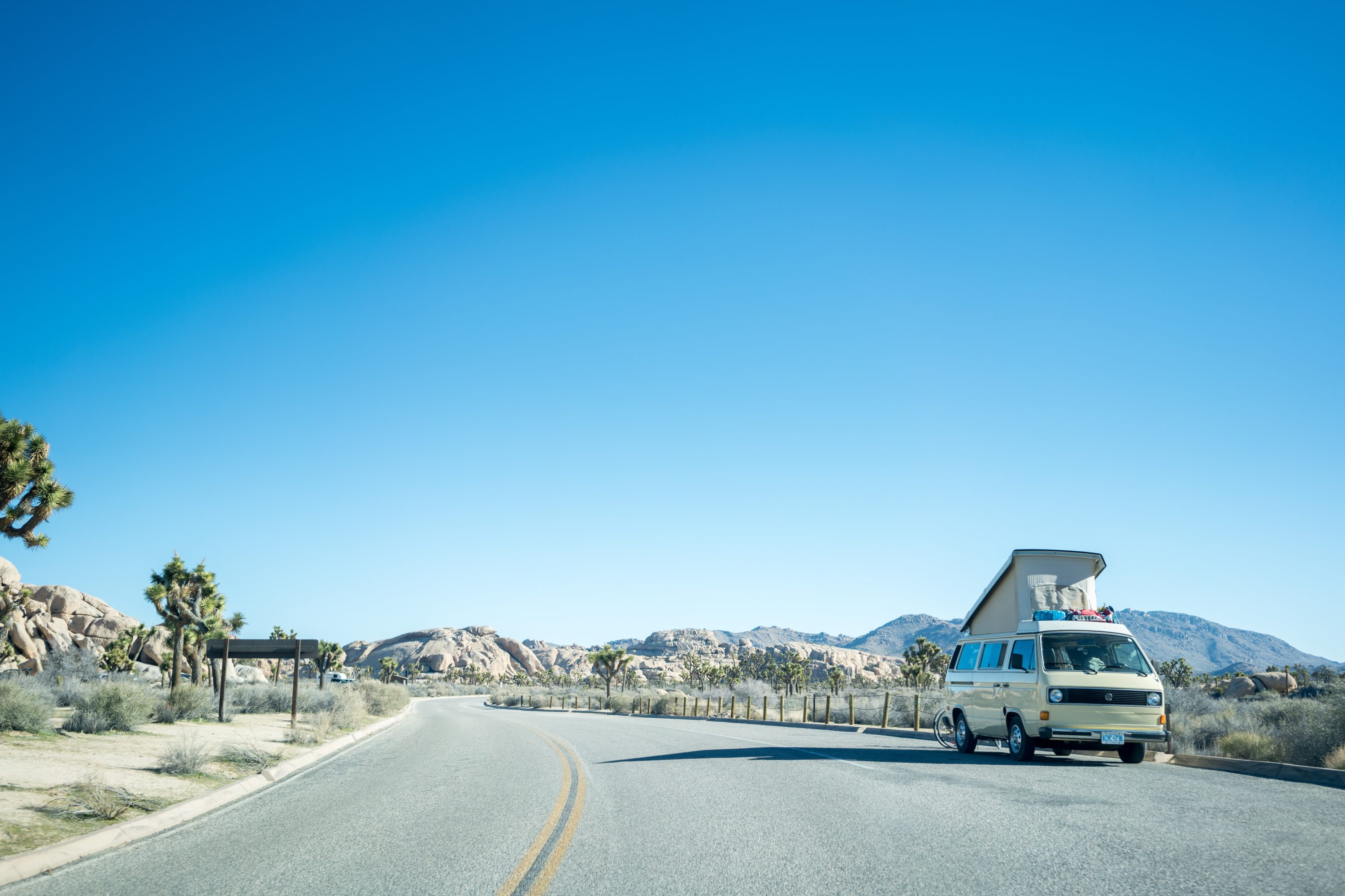 Driving to Joshua Tree National Park