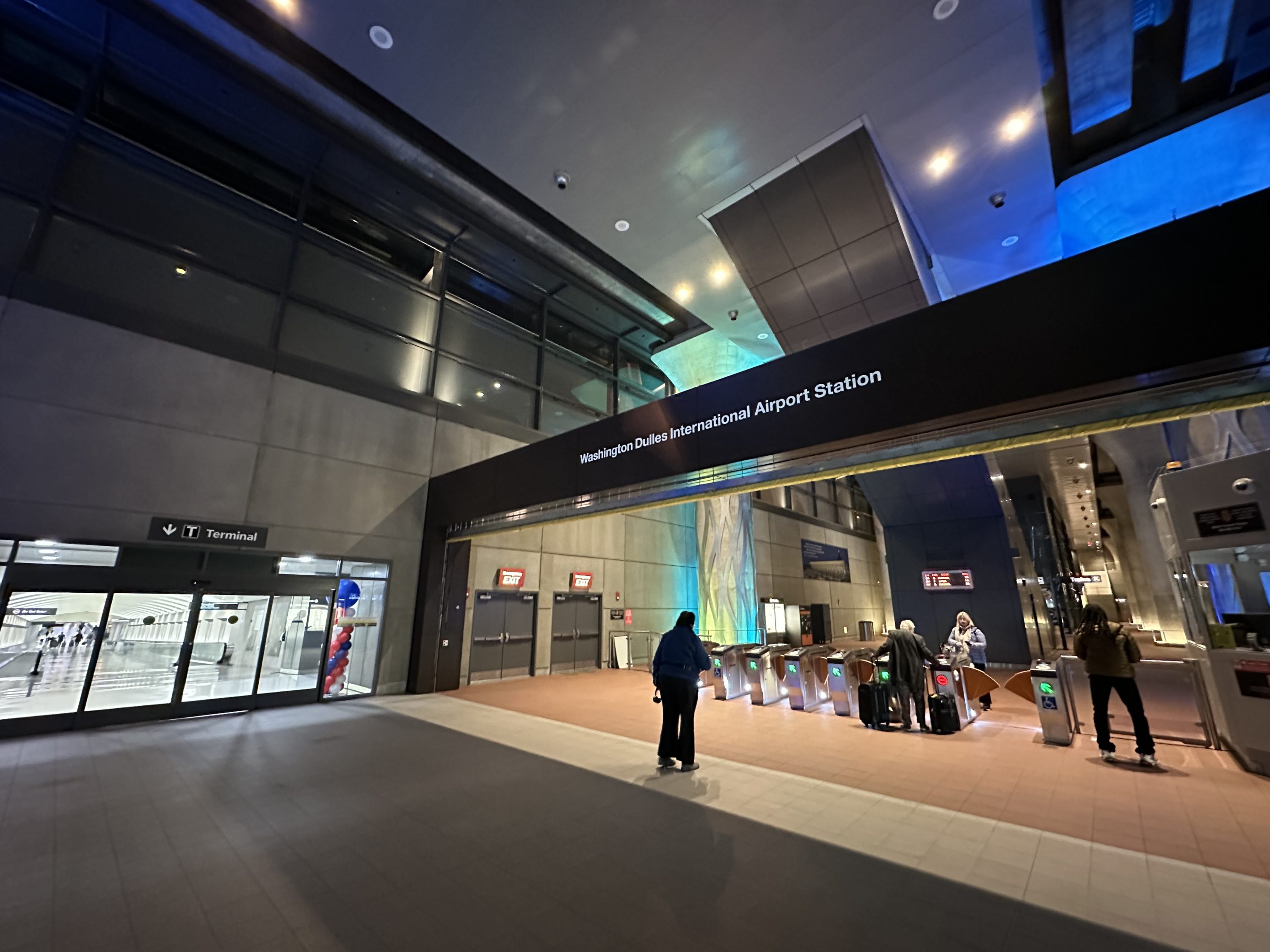 Dulles Airport Metro Station Fare Gates
