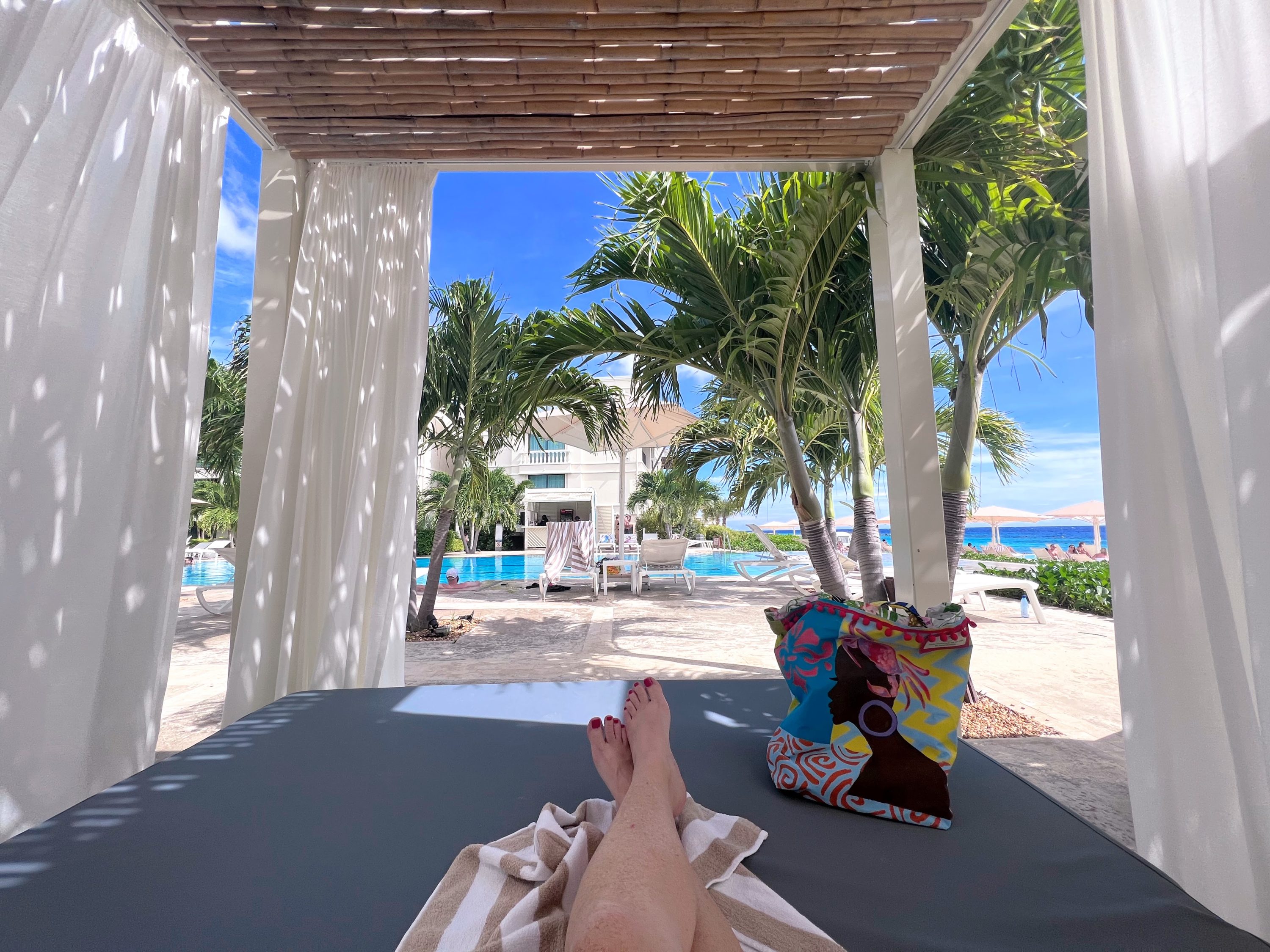 Serenity Pool cabana at Curacao Marriott Beach Resort