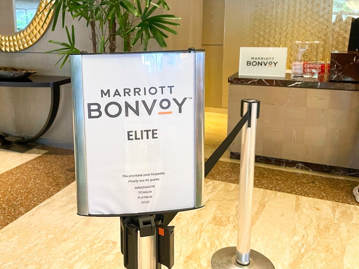 Sheraton Grand Rio de Janeiro Marriott Bonvoy elite sign Sheraton Grand Rio de Janeiro Marriott Bonvoy elite sign