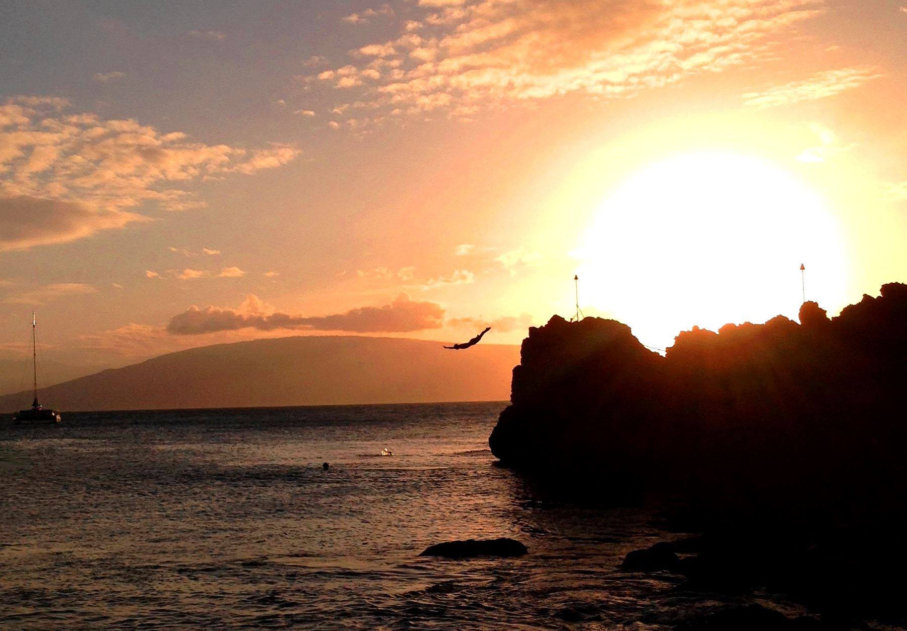 Sheraton Maui Resort Spa cliff dive